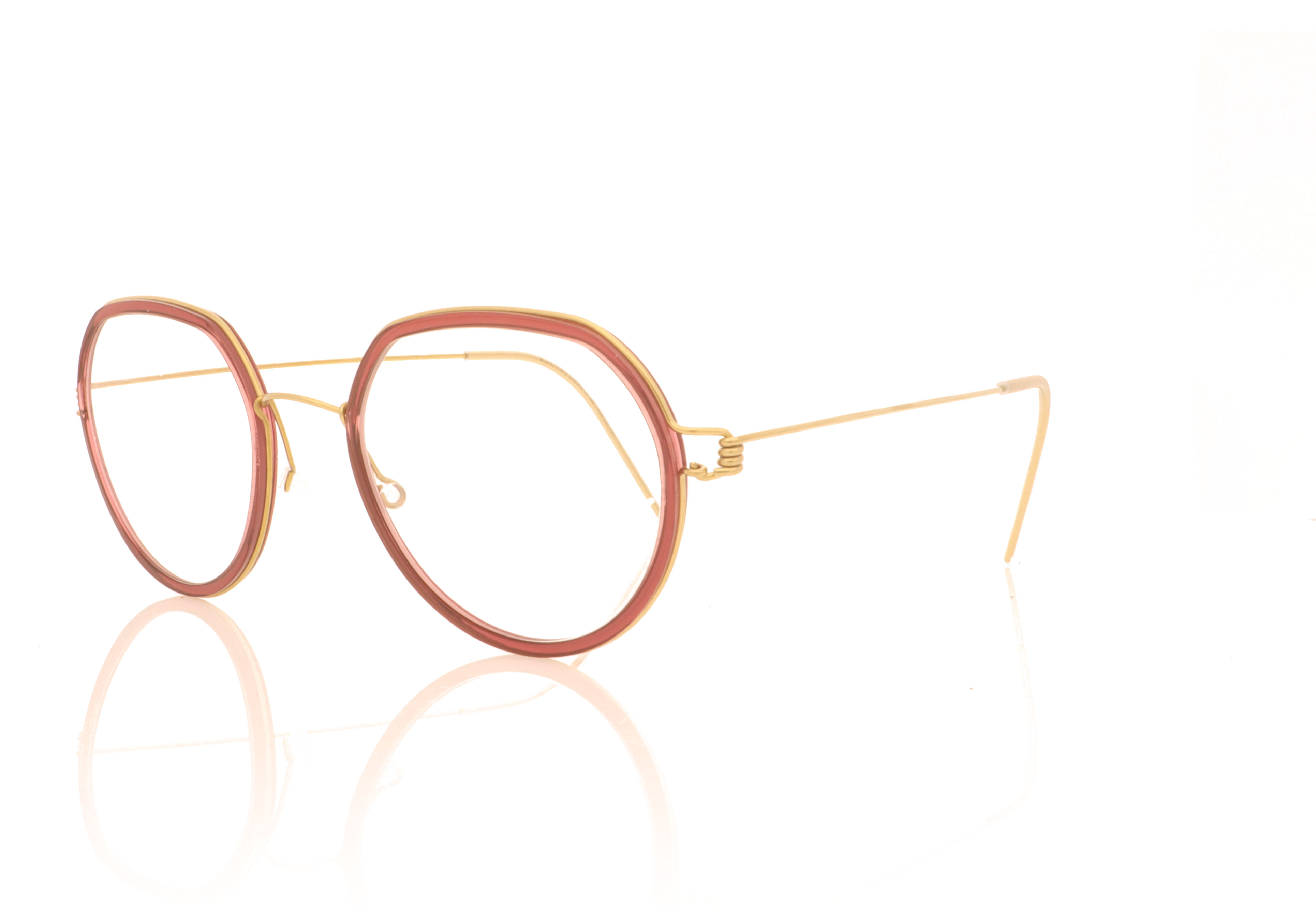 Lindberg Gillian Red Gold PGT K260 Glasses