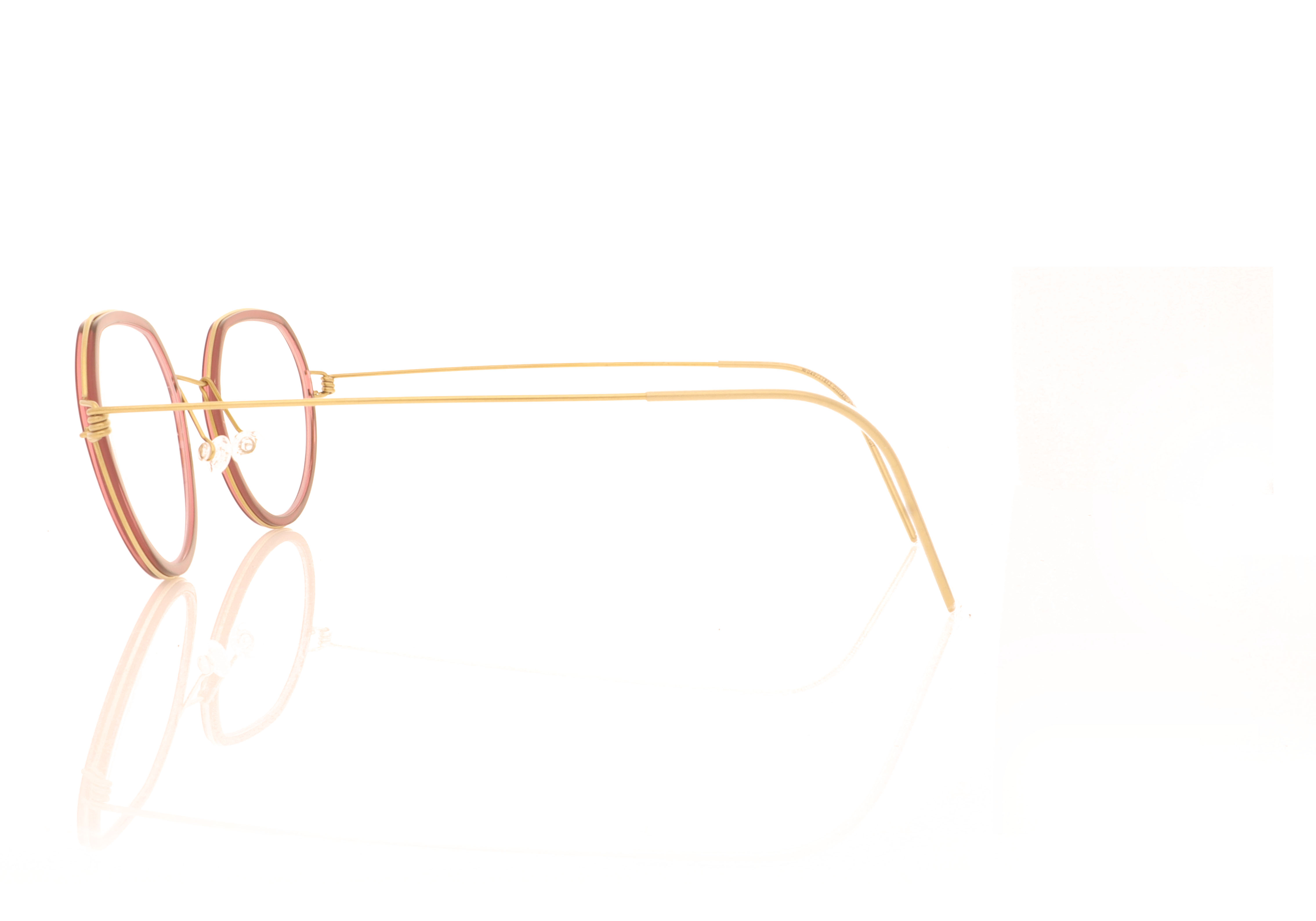 Lindberg Gillian Red Gold PGT K260 Glasses