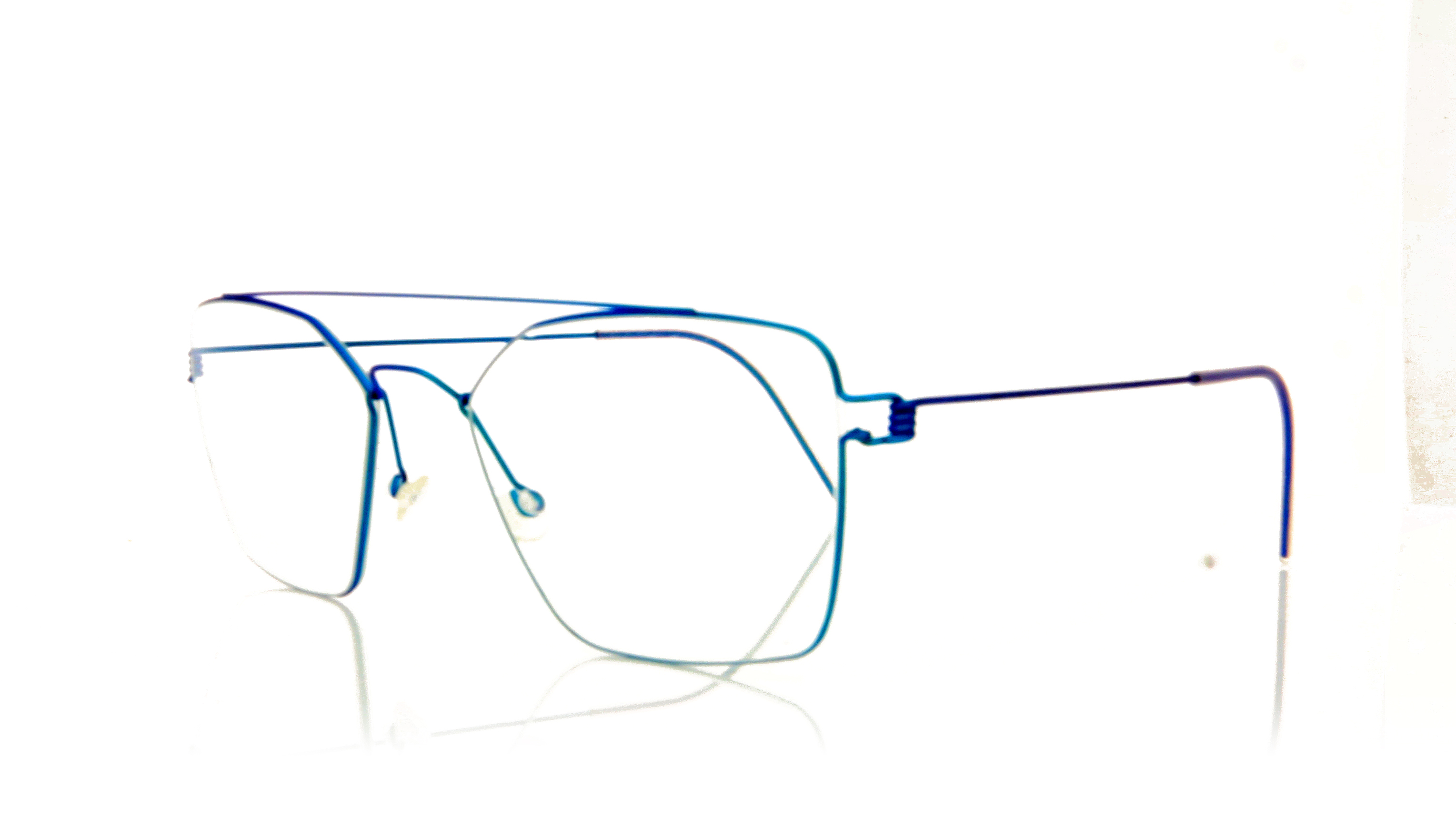 Lindberg Air Rim Mark Blue 80 80 Glasses