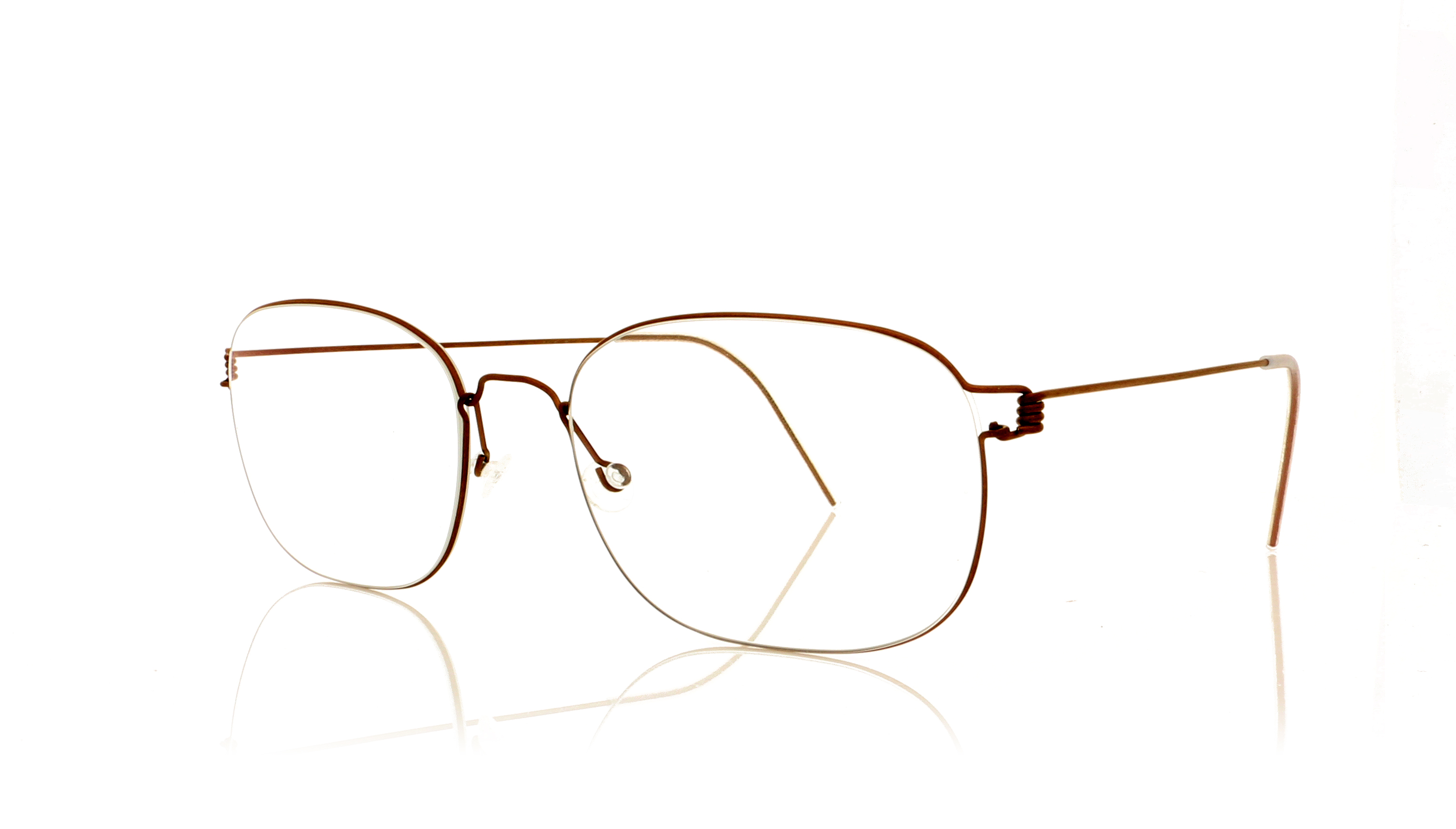 Lindberg Air Rim Mars Brown U12 Glasses
