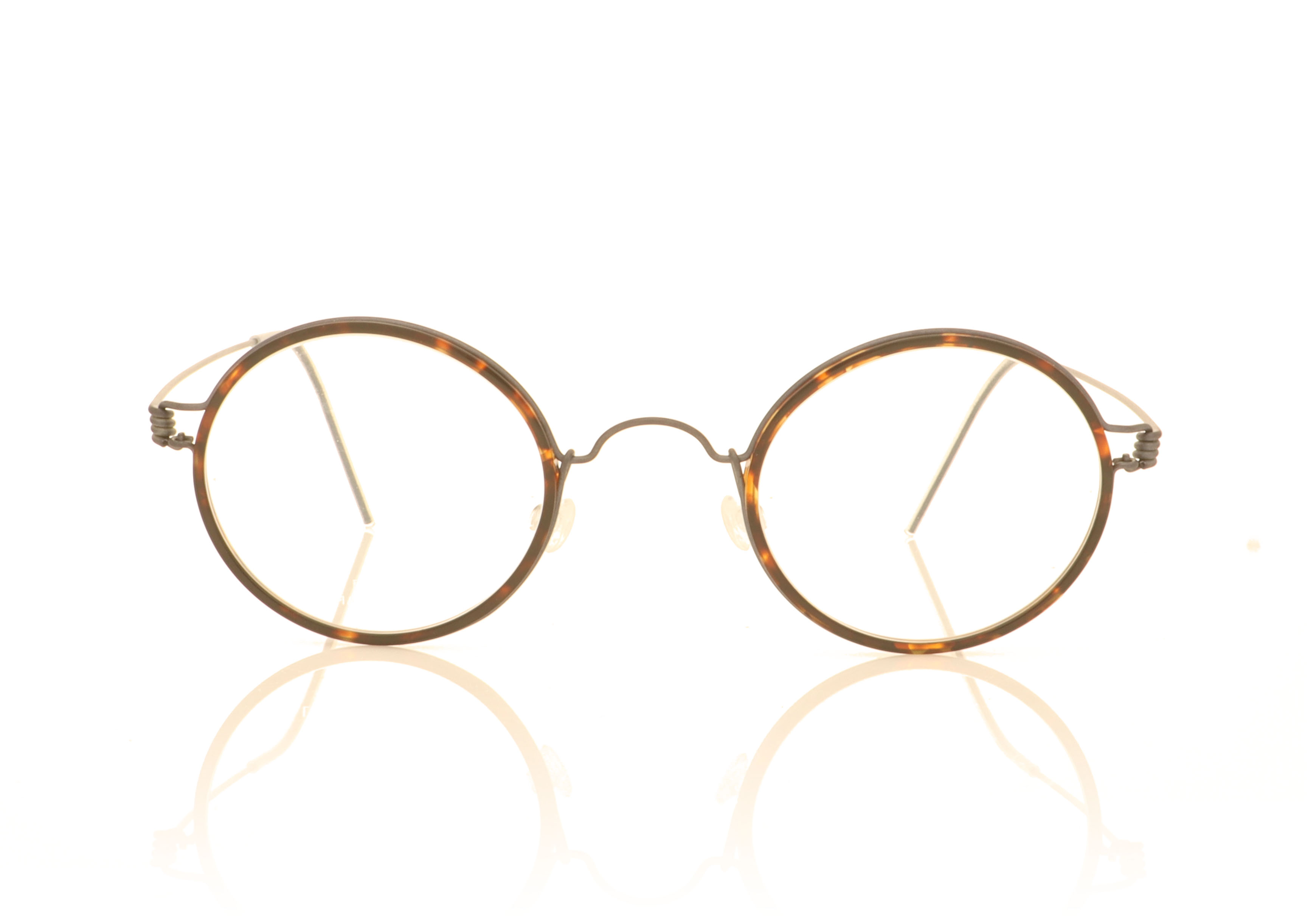 Lindberg Air Rim Harley Harley Tortoise Blue U16 K204 Glasses