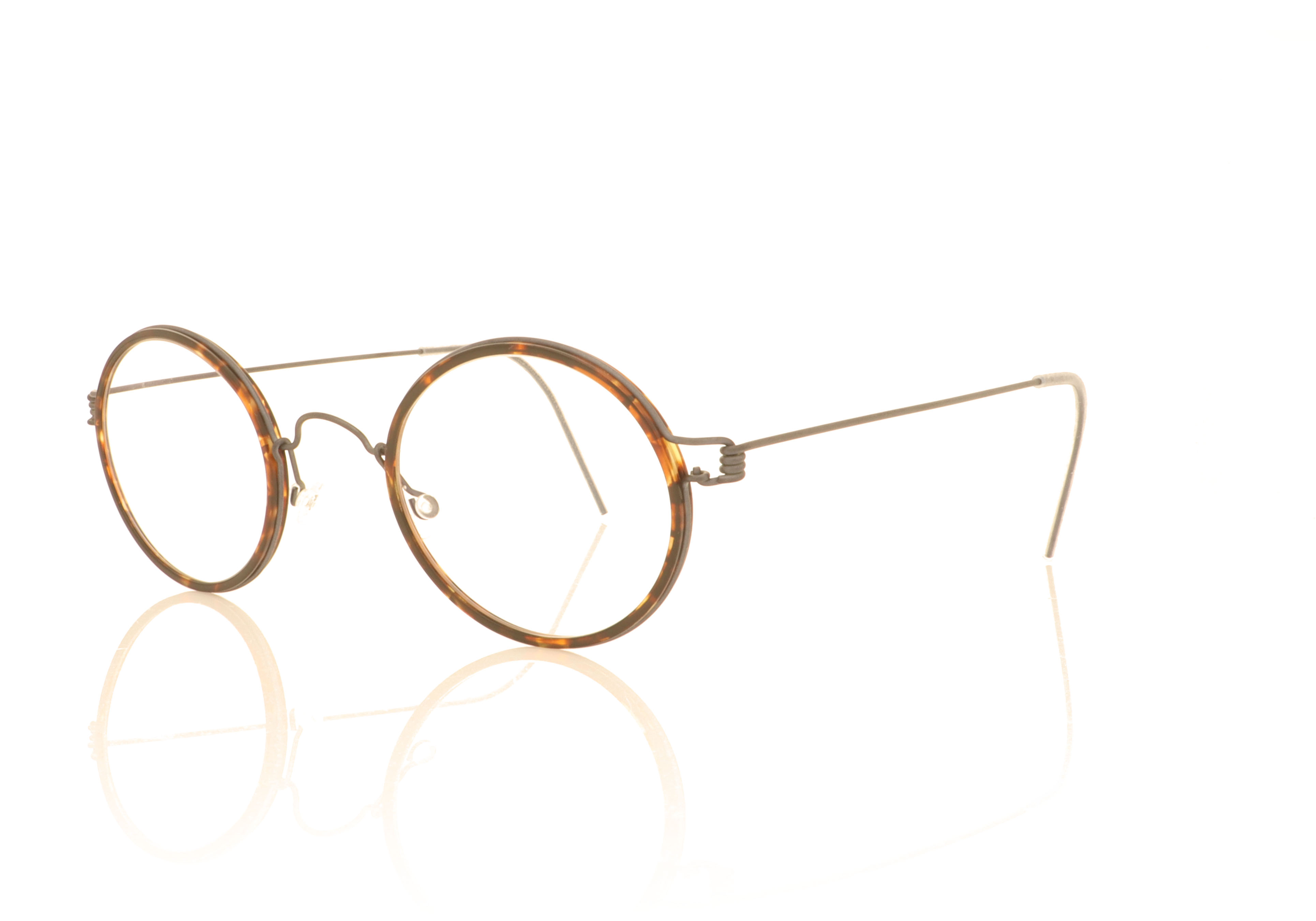 Lindberg Air Rim Harley Harley Tortoise Blue U16 K204 Glasses