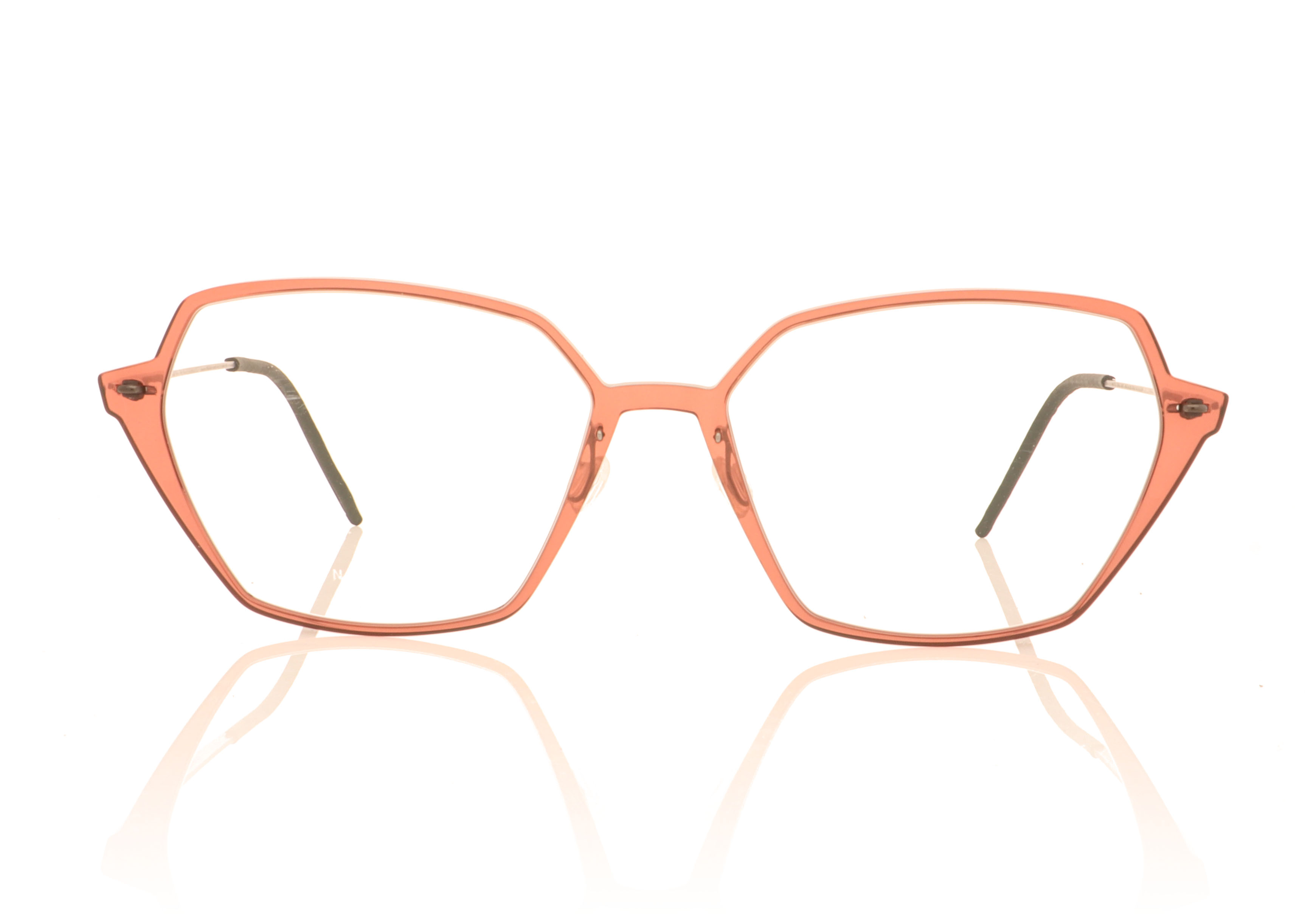 Lindberg 6621 Red C04 PU9 Glasses