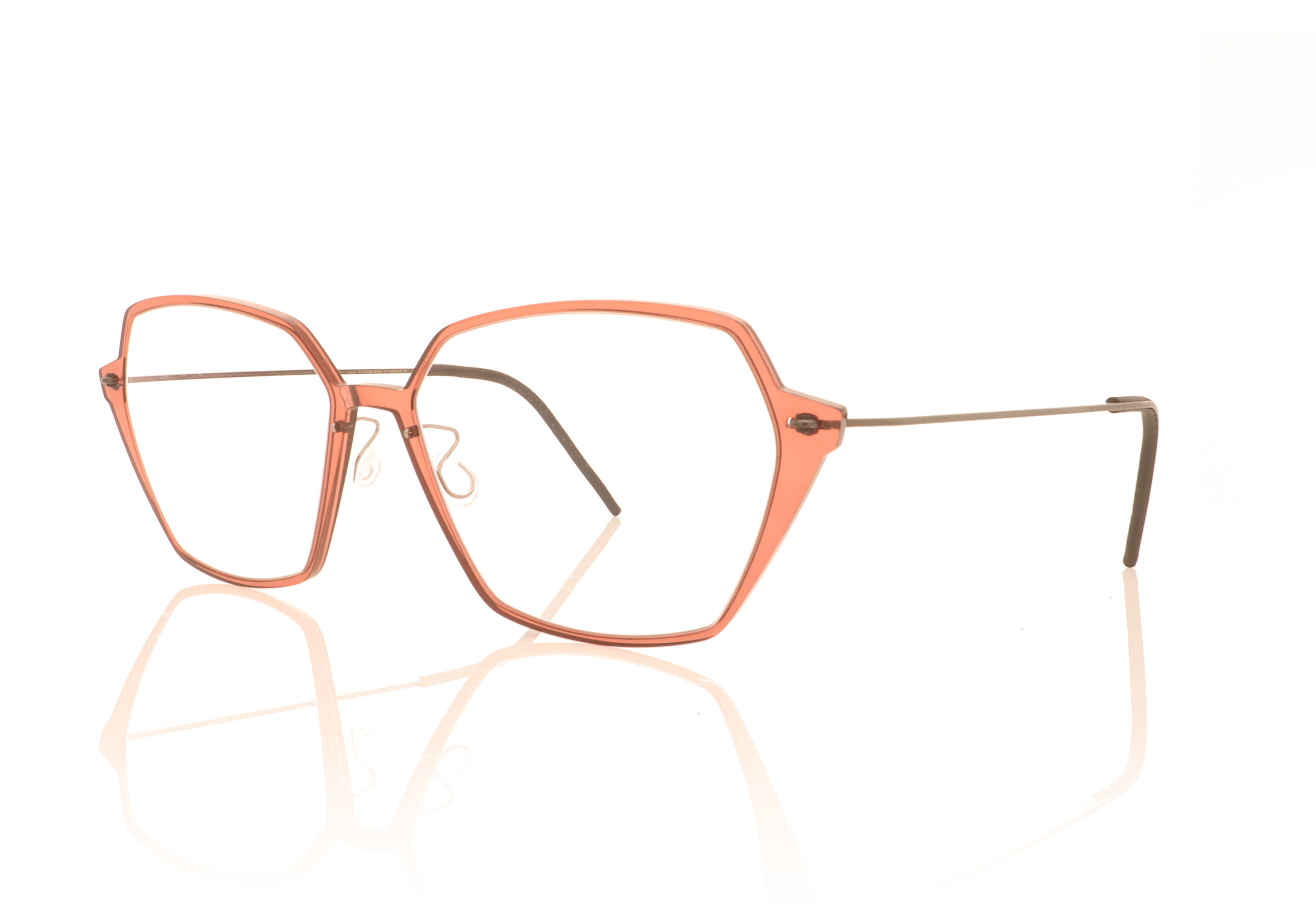 Lindberg 6621 Red C04 PU9 Glasses