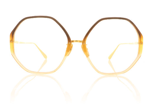 Picture of Linda Farrow Alona C24 Gold Glasses