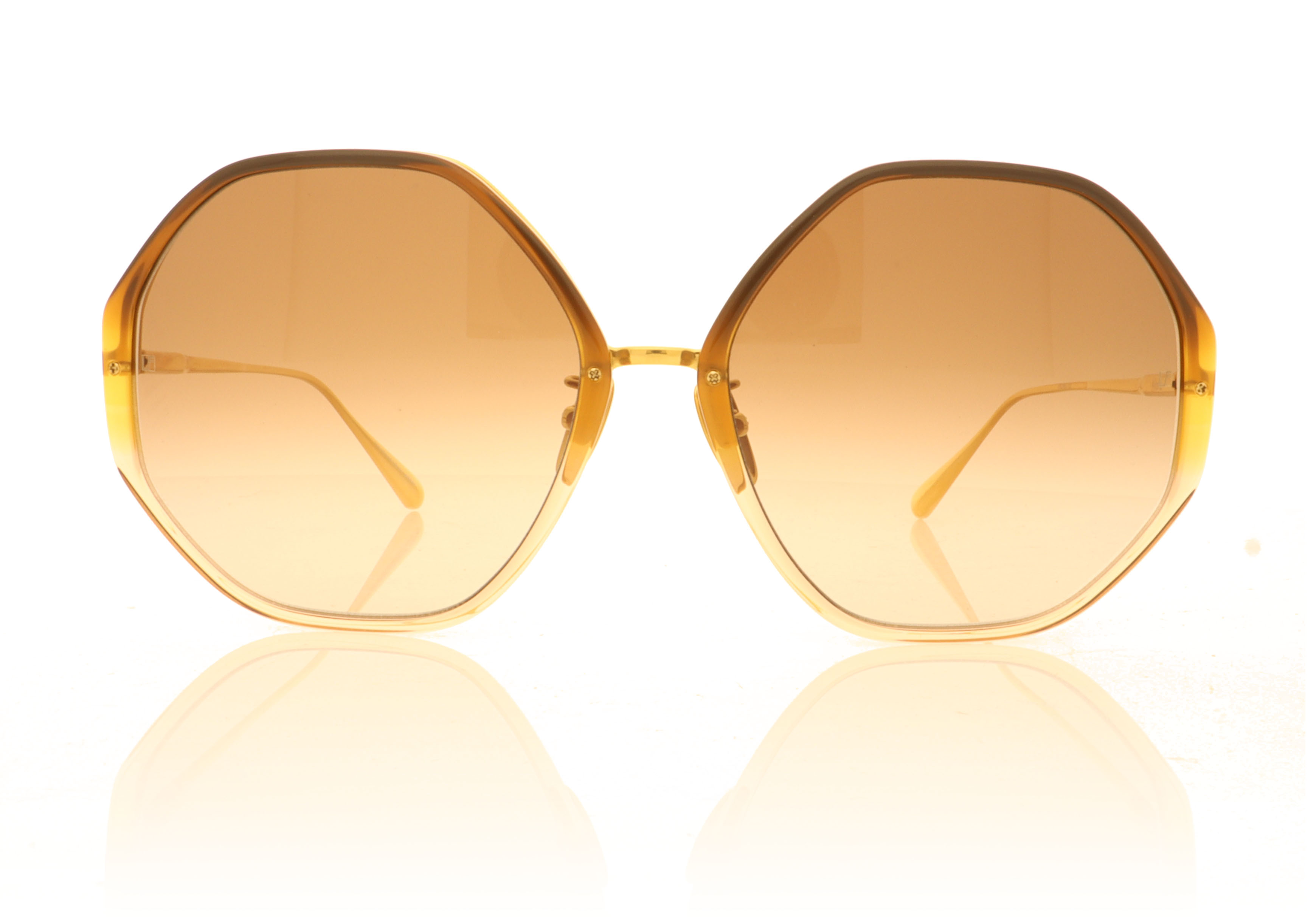 Linda Farrow Alona Gold C22 Sunglasses