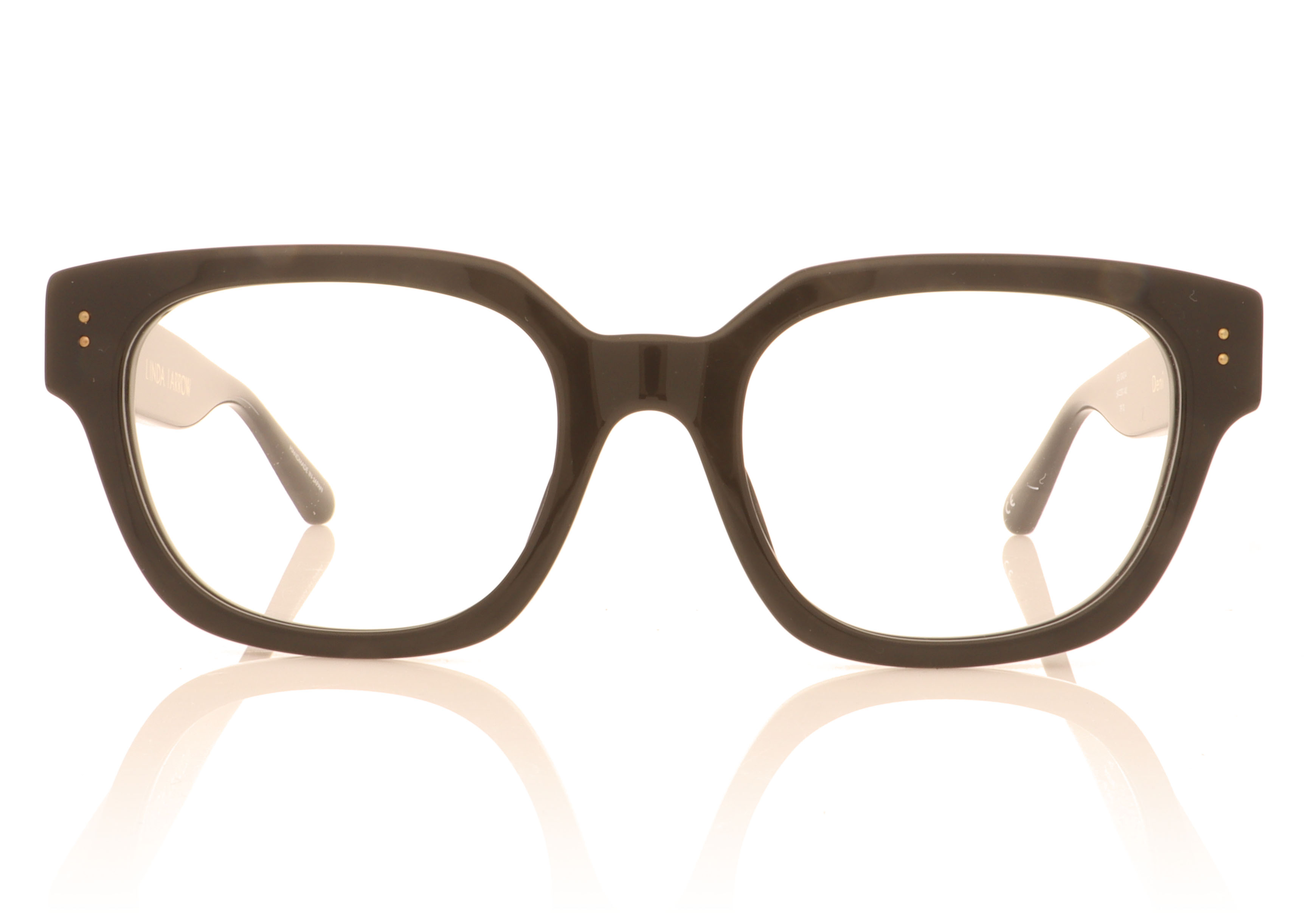Linda Farrow Deni Black C6 Glasses