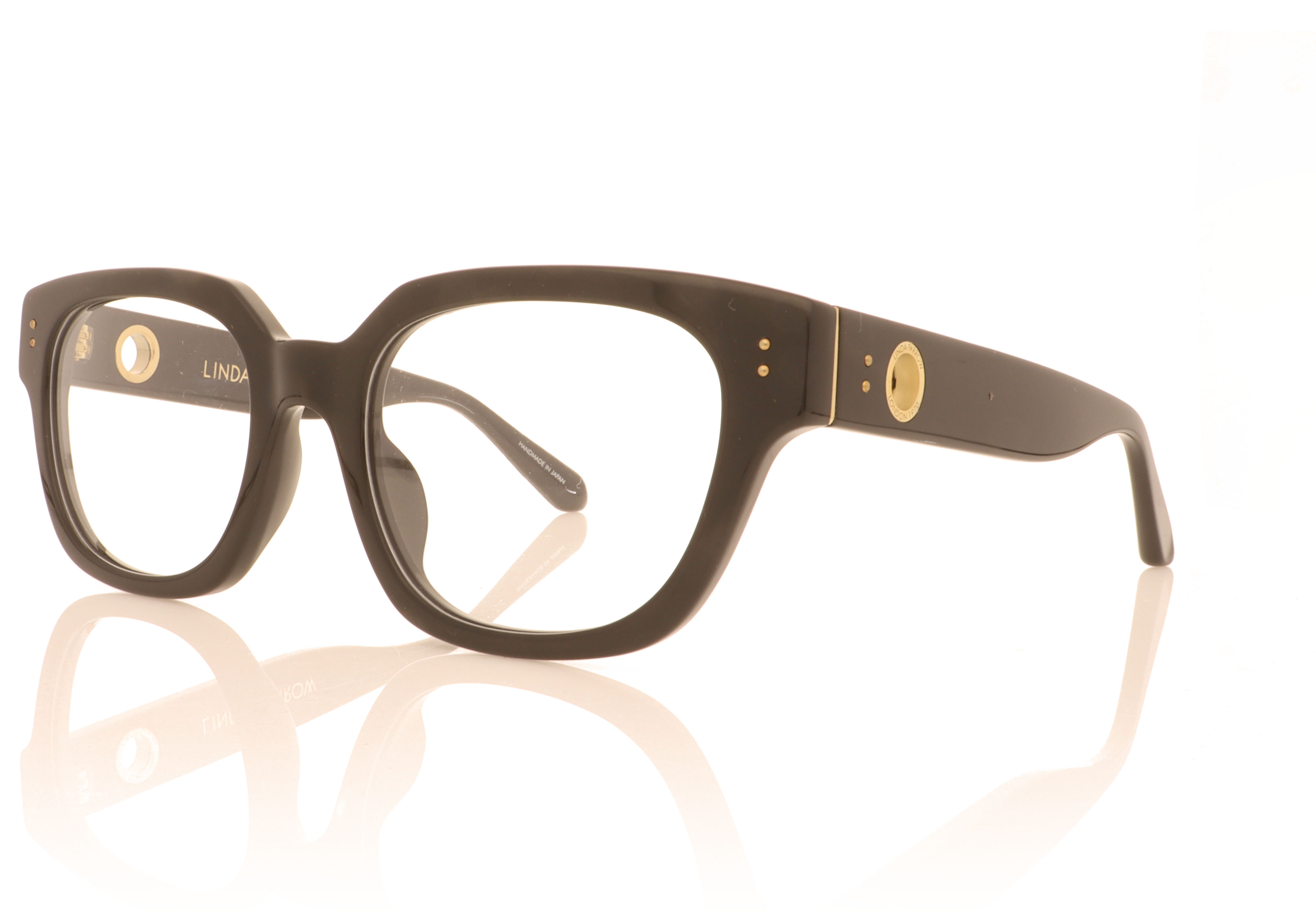 Linda Farrow Deni Black C6 Glasses