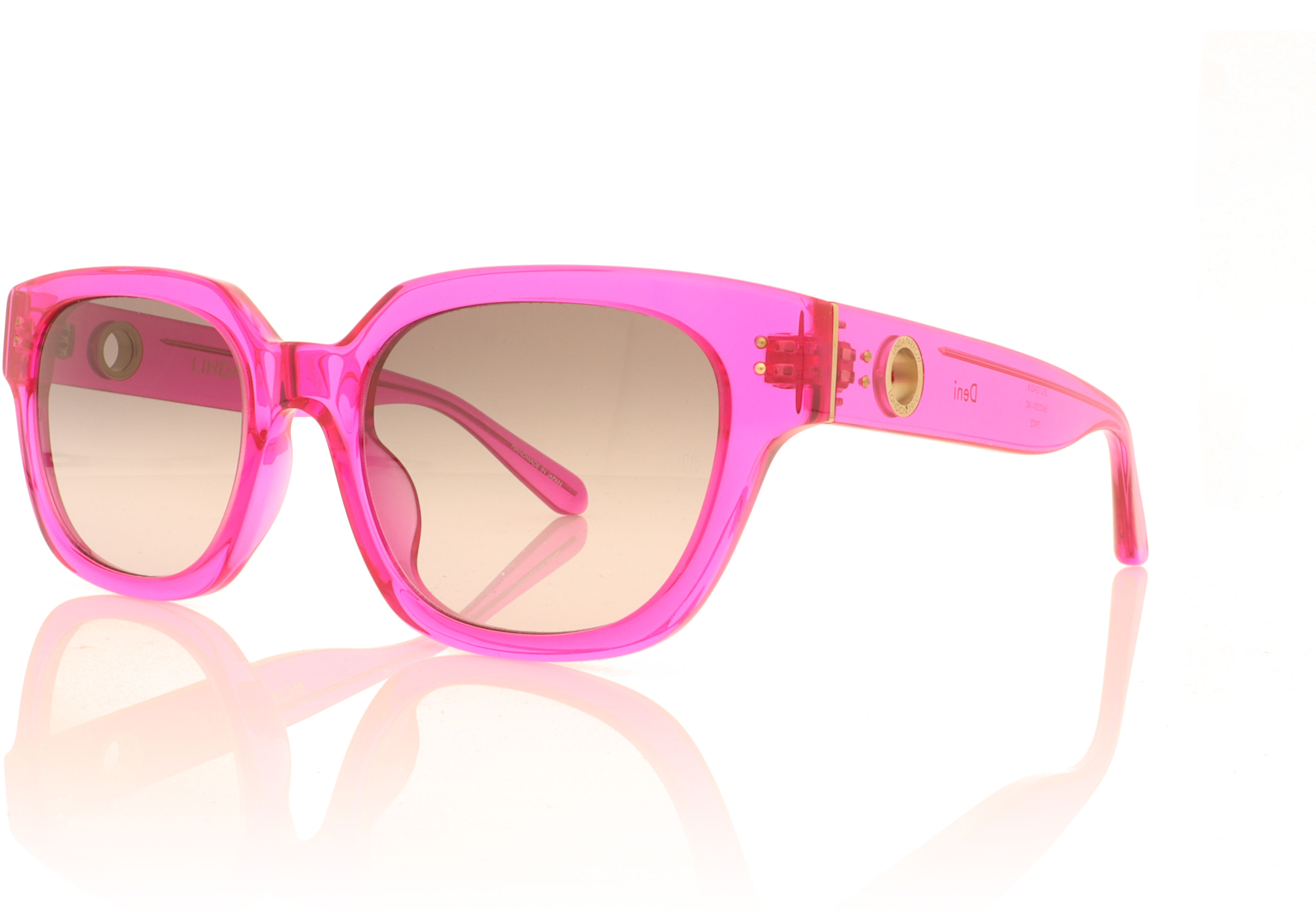 Linda Farrow Deni Pink C6 Sunglasses