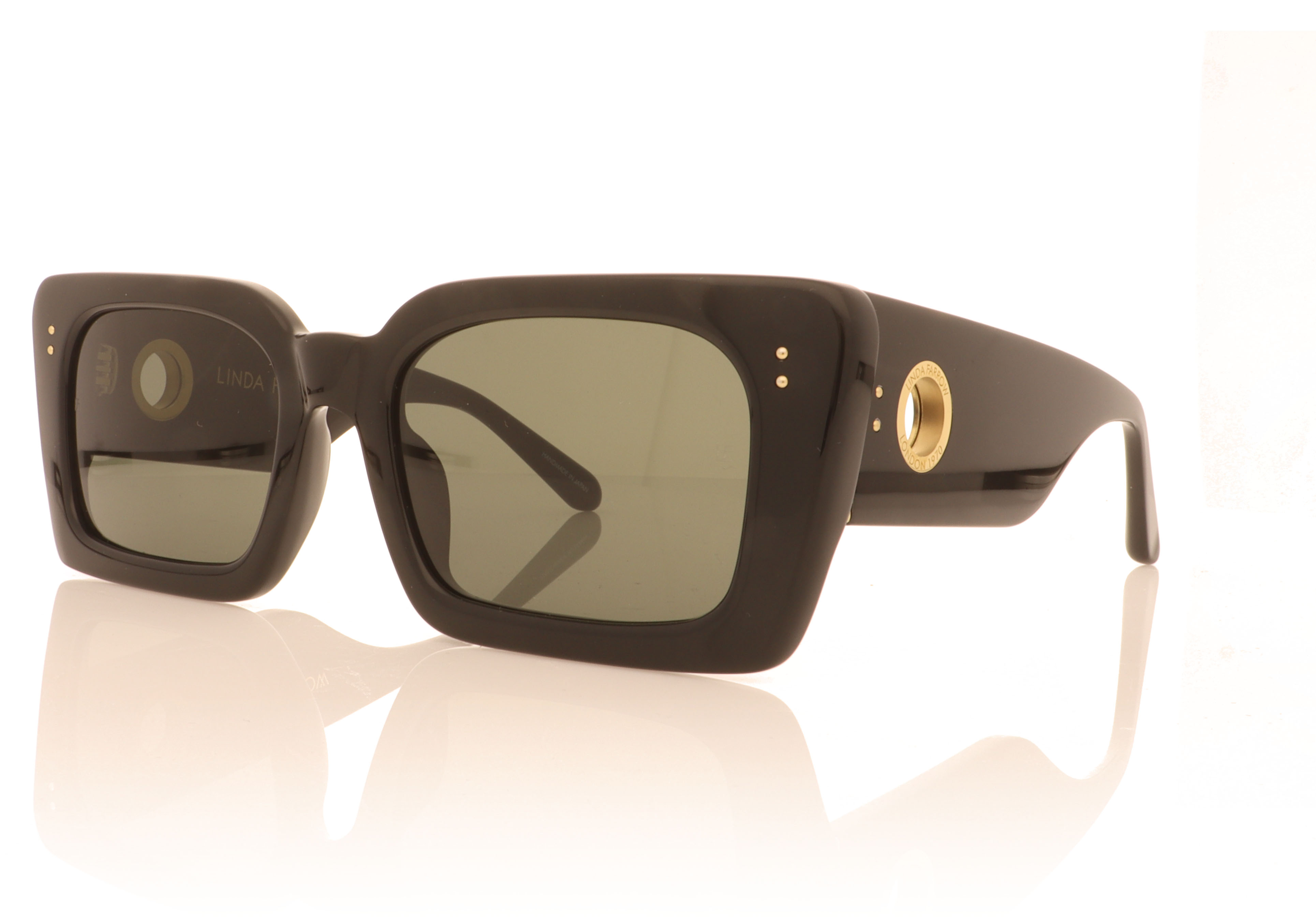 Linda Farrow Nieve Black C1 Sunglasses