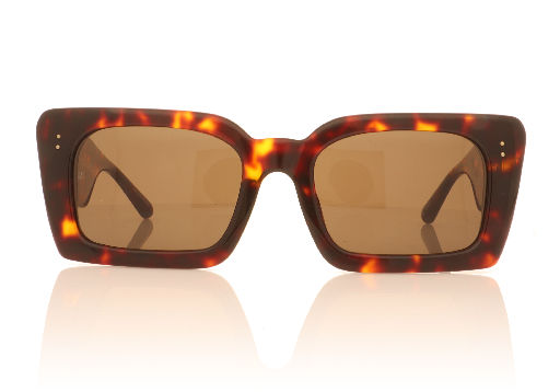 Picture of Linda Farrow Nieve C2 Tortoise Sunglasses