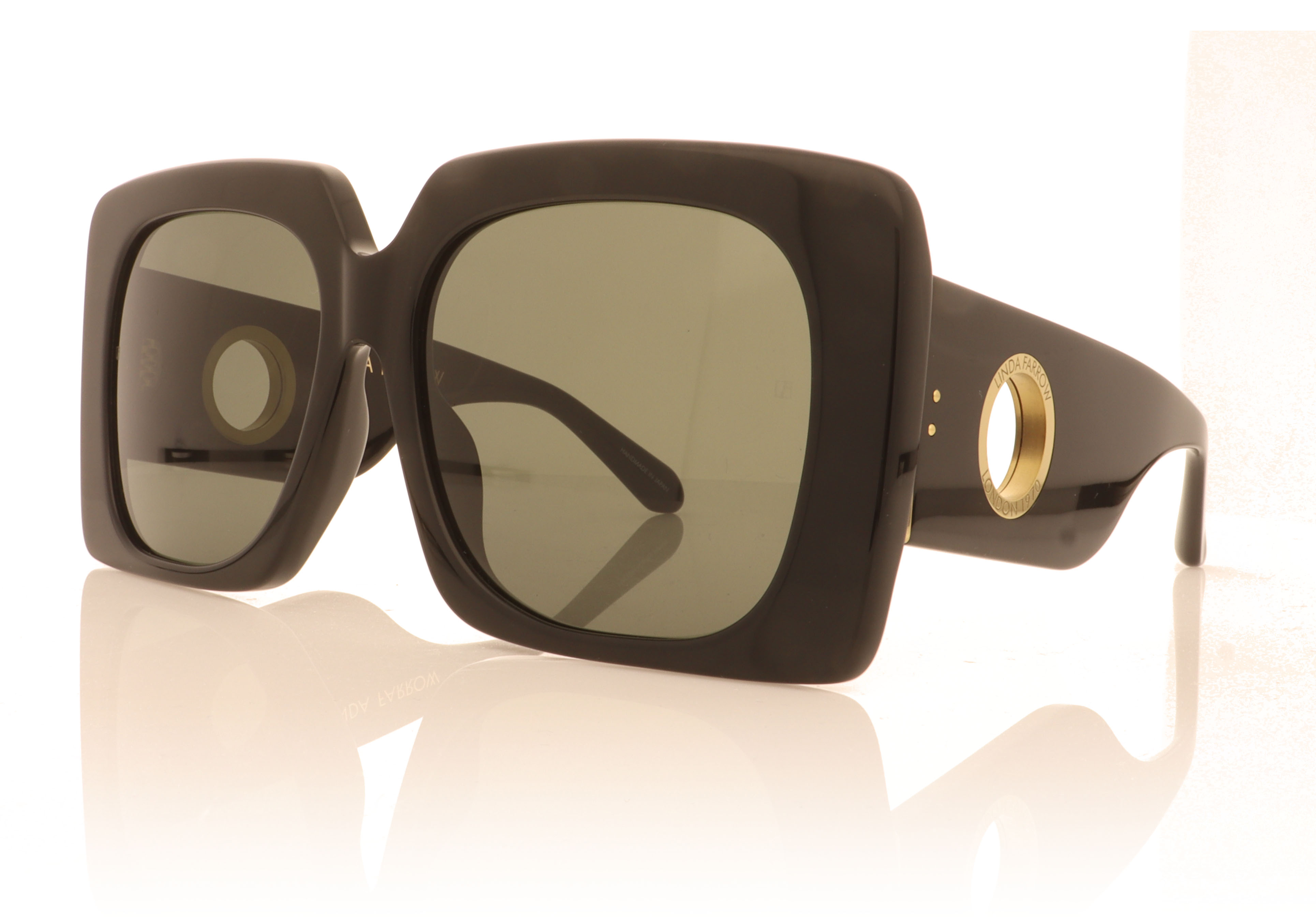 Linda Farrow Sierra Black C1 Sunglasses
