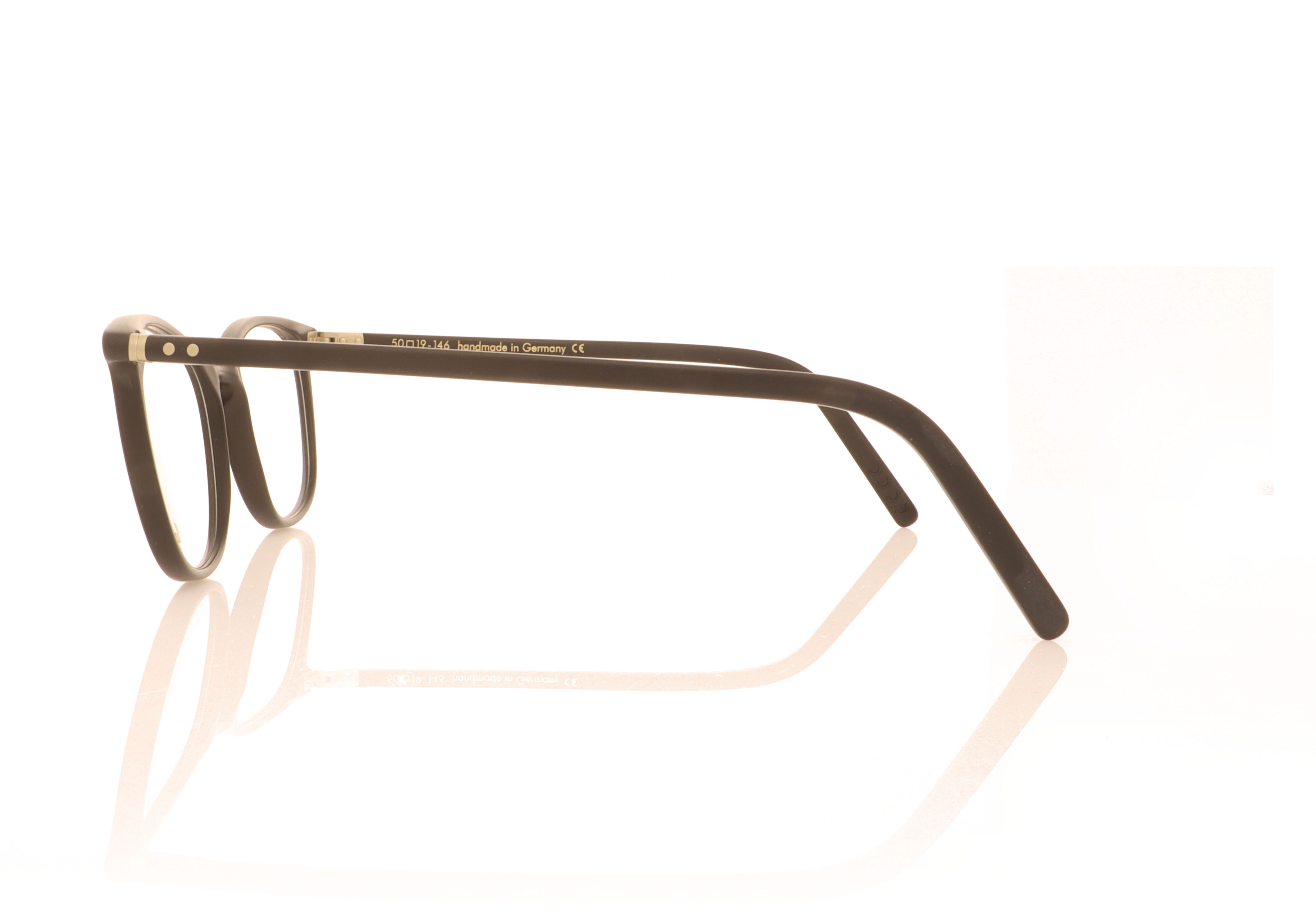 Lunor LU607 Matte Black 1M Glasses