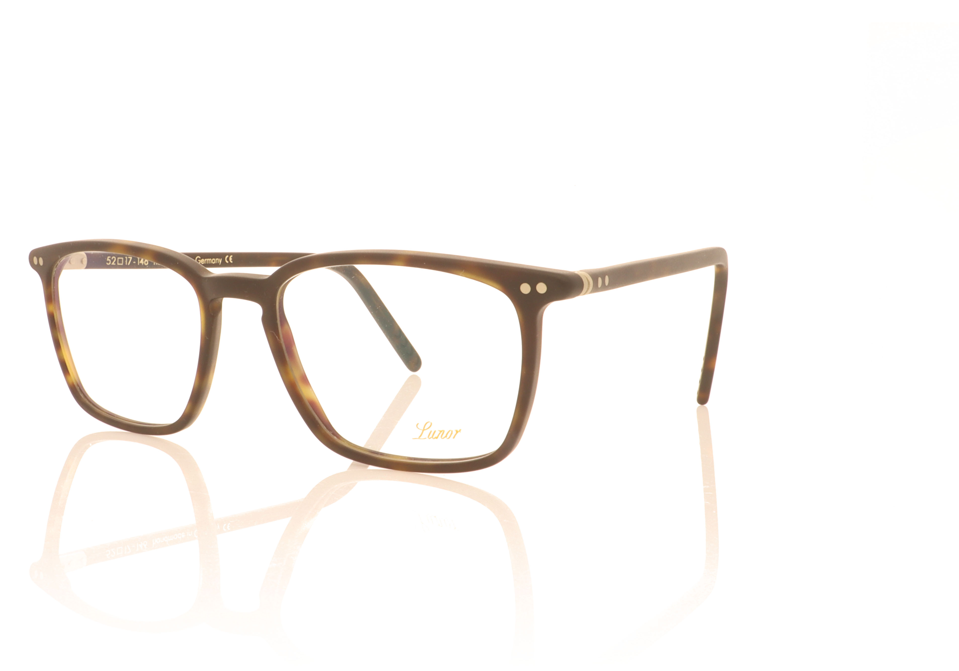 Lunor LU605 LU 605 Matte Tortoise 2M Glasses