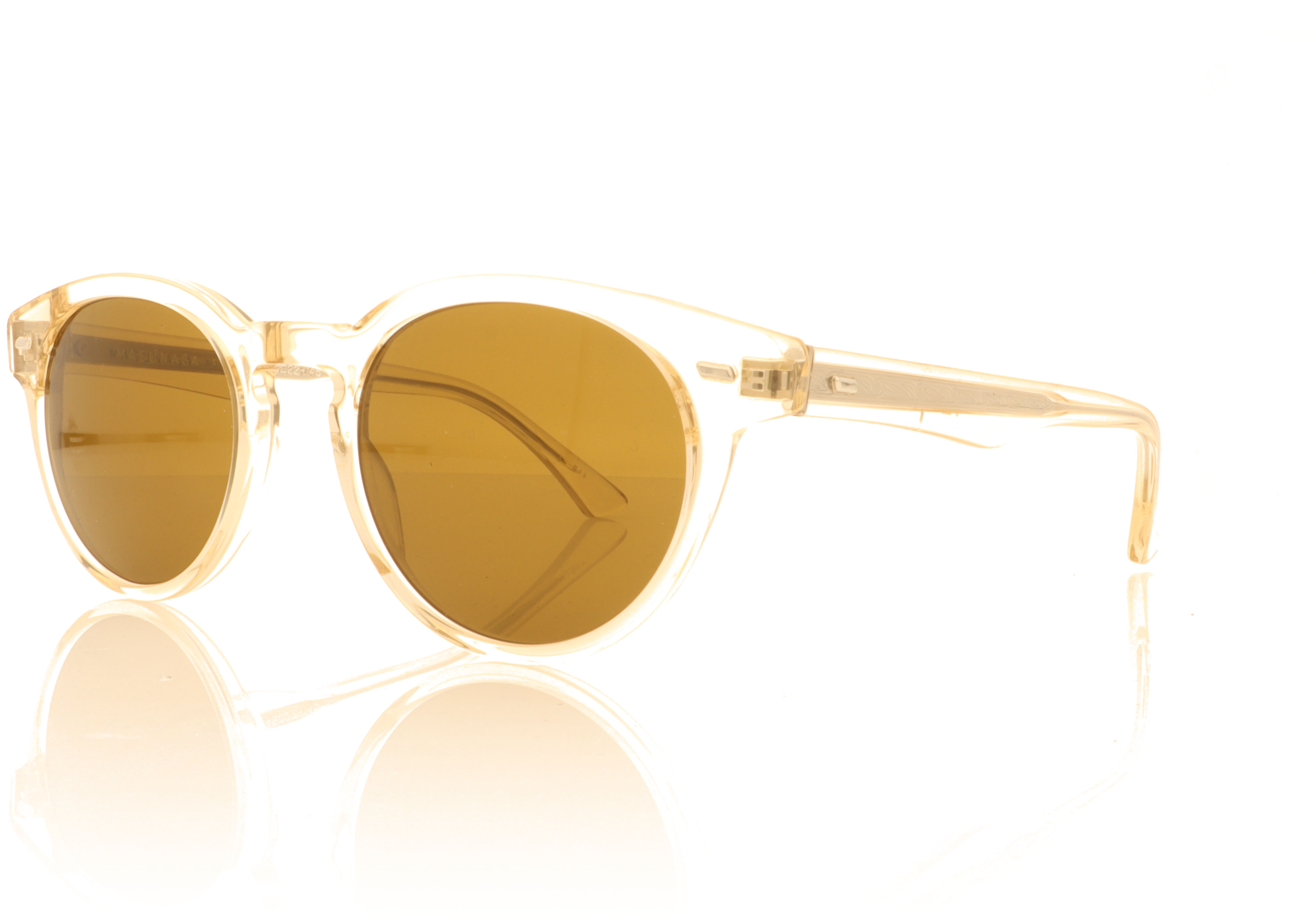 Masunaga 076 Clear Clear Sunglasses