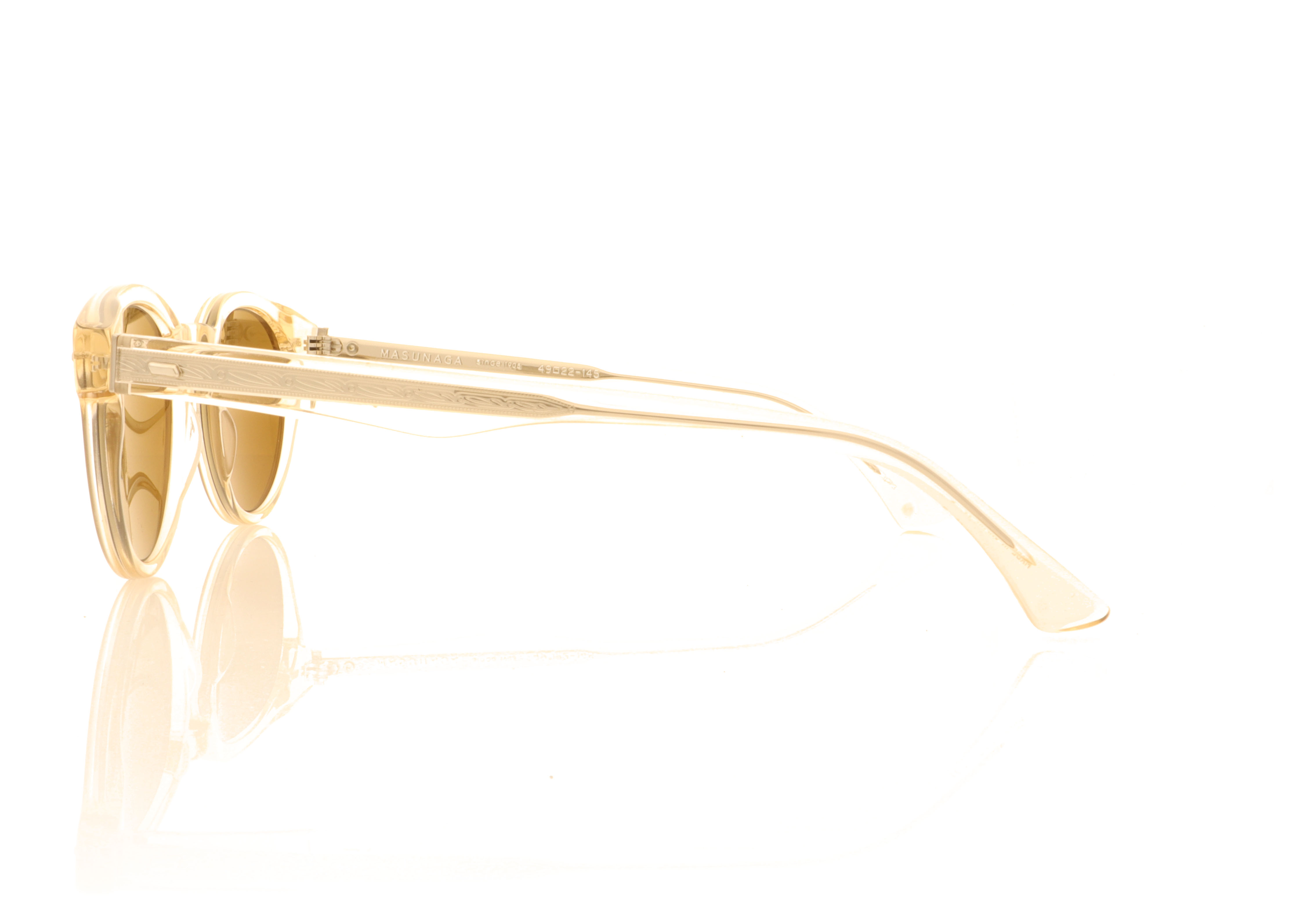 Masunaga 076 Clear Clear Sunglasses