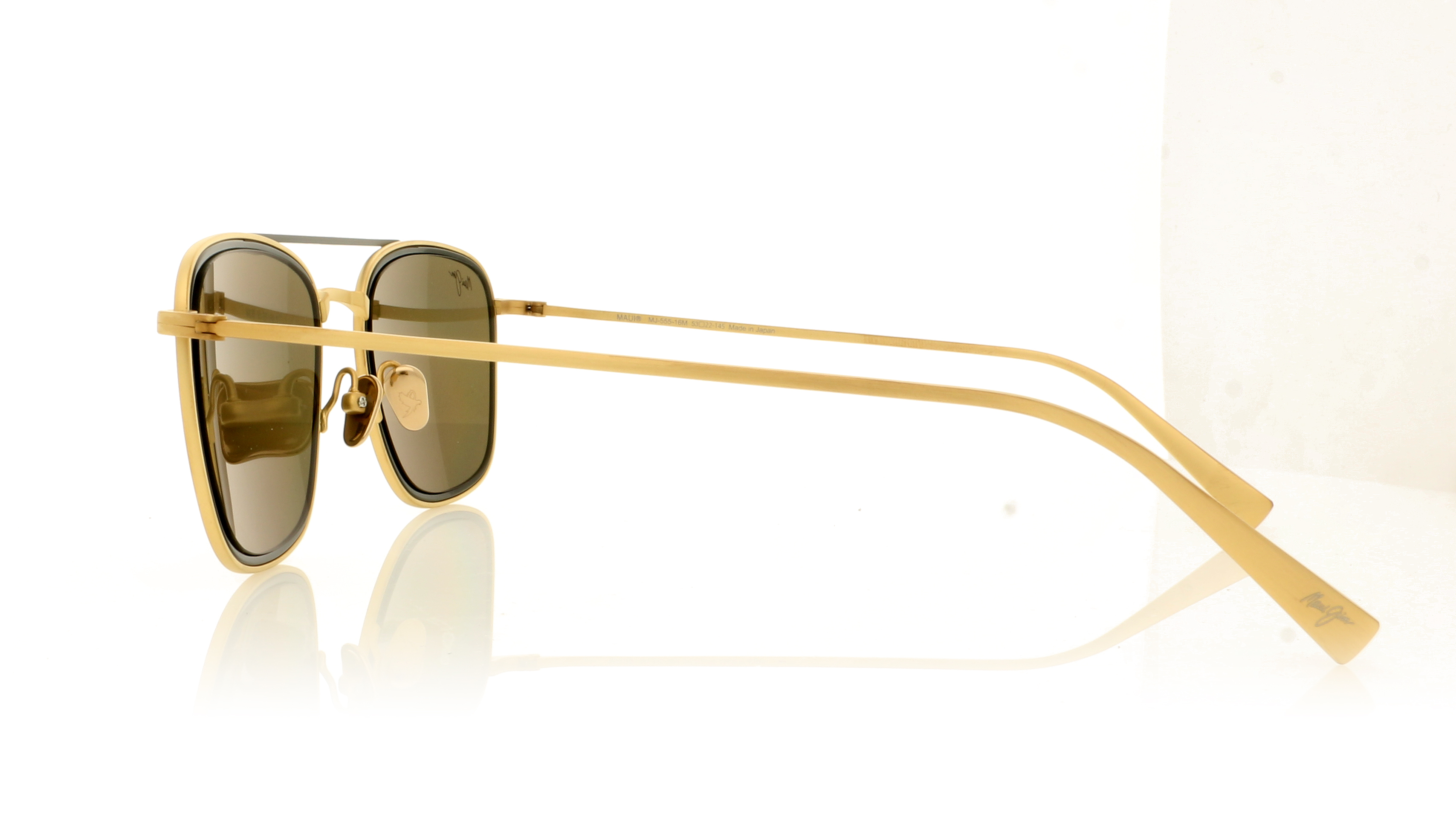 Maui Jim Following Seas MJ555 Gold Matte 16M Sunglasses