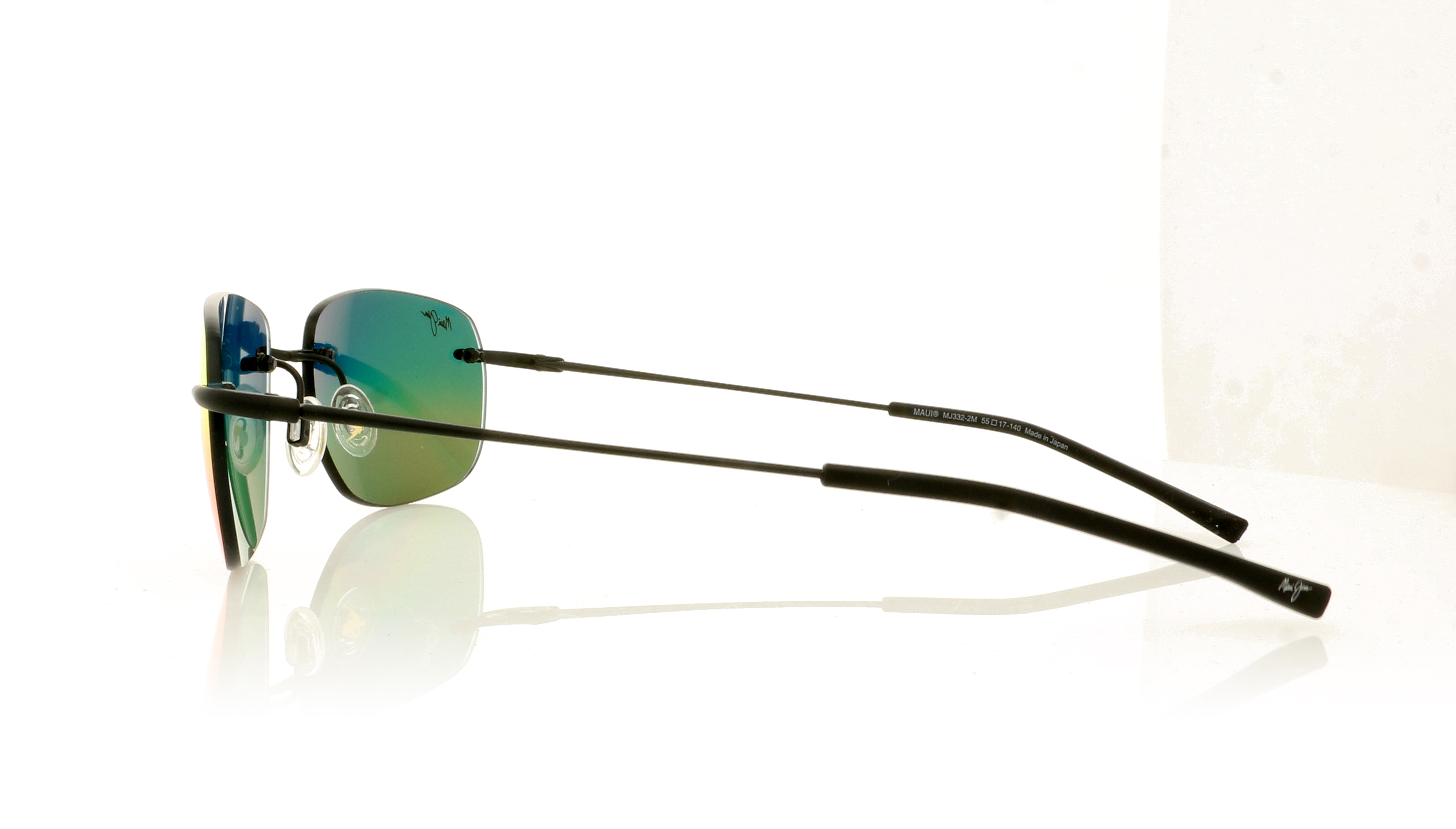 Maui Jim MJ332 Nanea Matte Black 2M Sunglasses