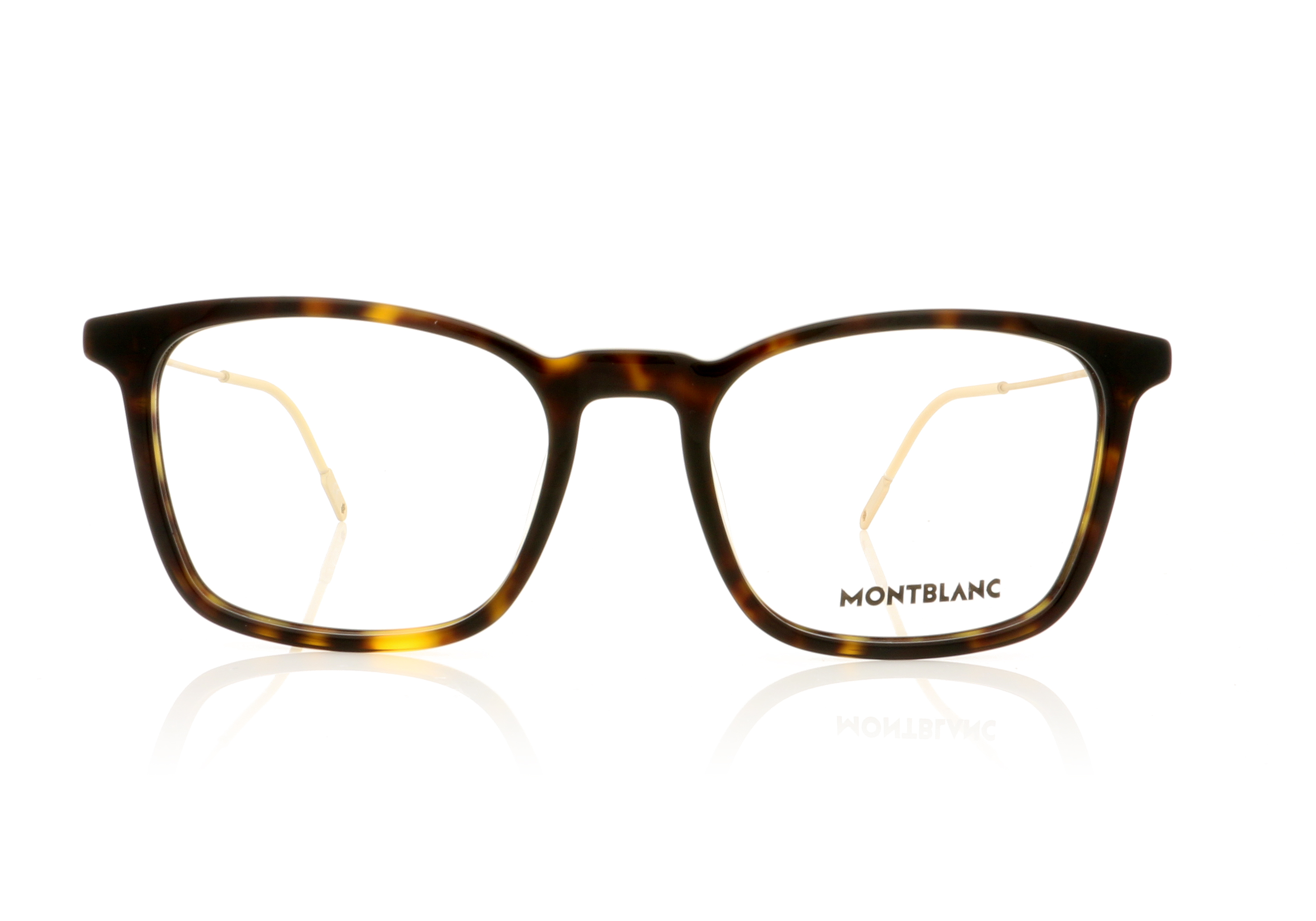 Montblanc MB0005O Havana Gold 2 Glasses