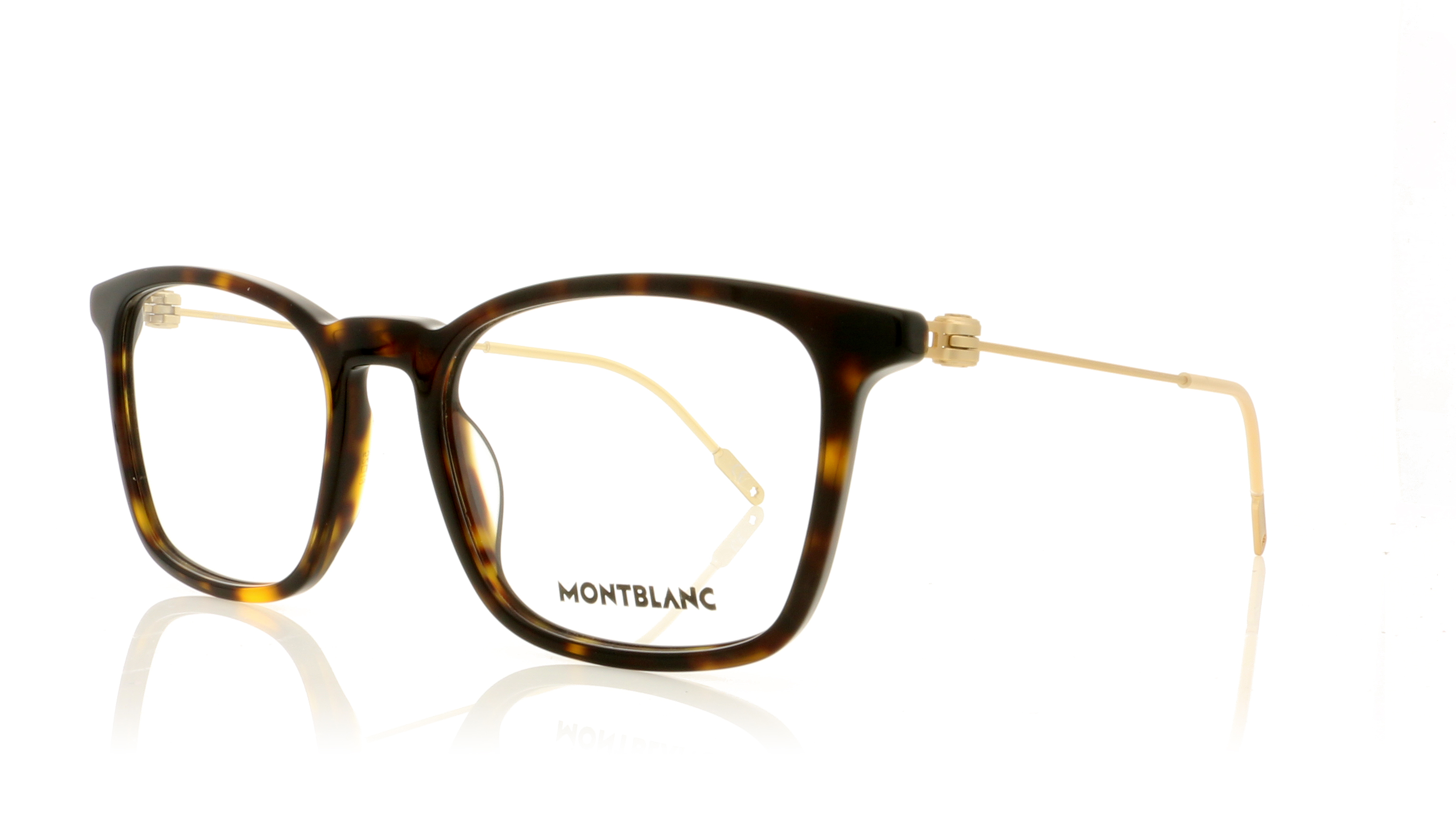 Montblanc MB0005O Havana Gold 2 Glasses