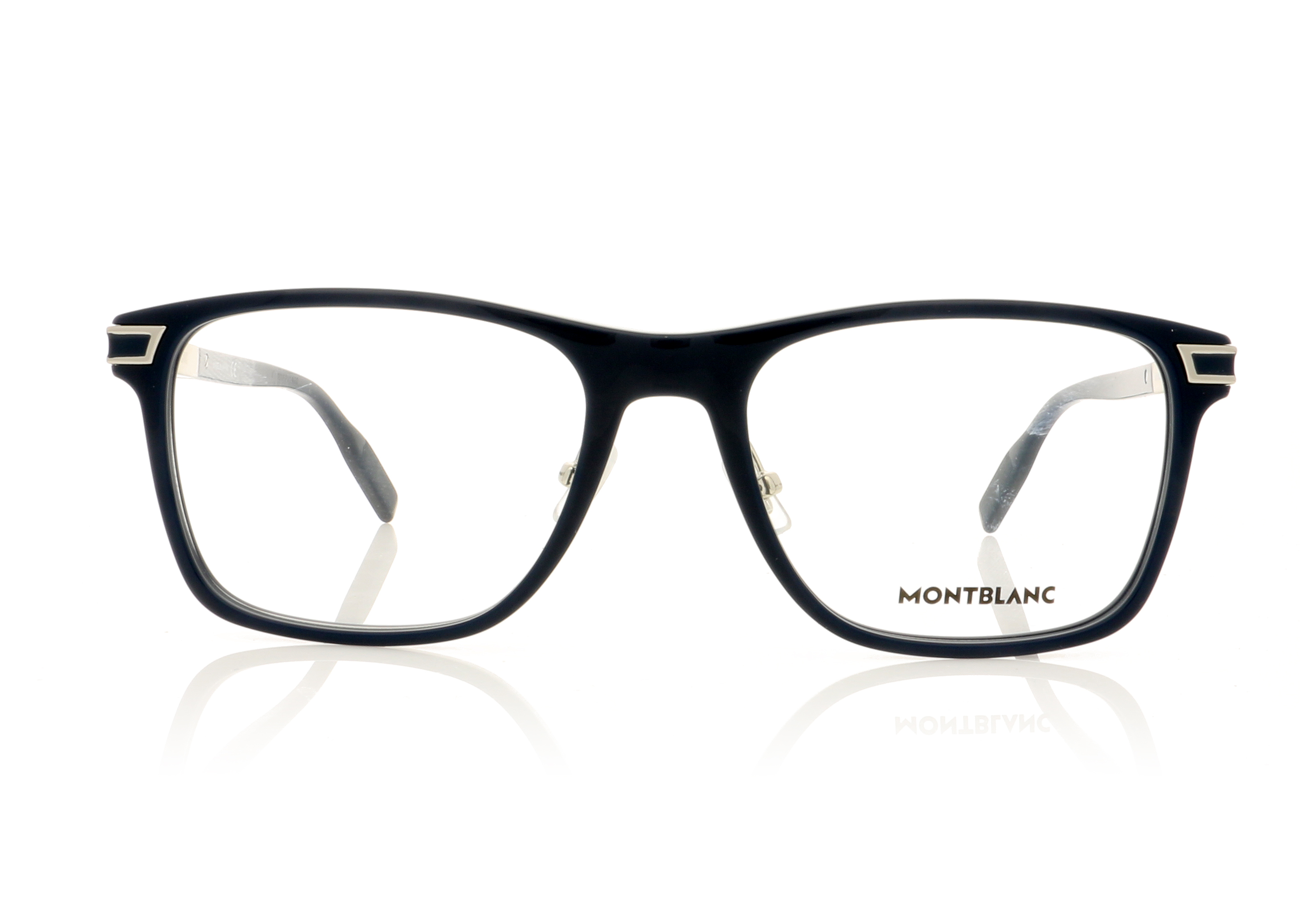 Montblanc MB0042O Blue-Silver 3 Glasses