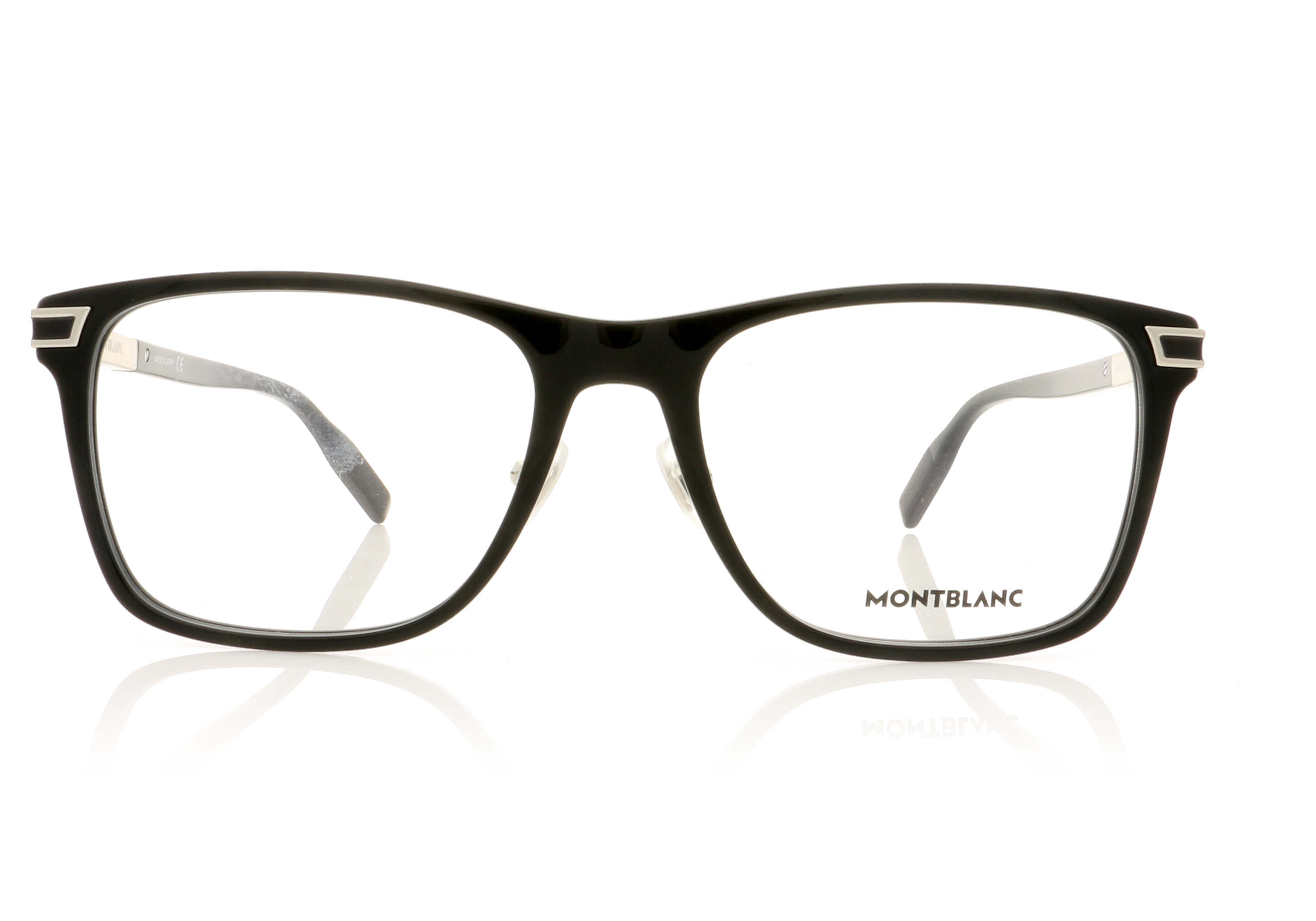 Montblanc MB0042O Black-Silver 5 Glasses