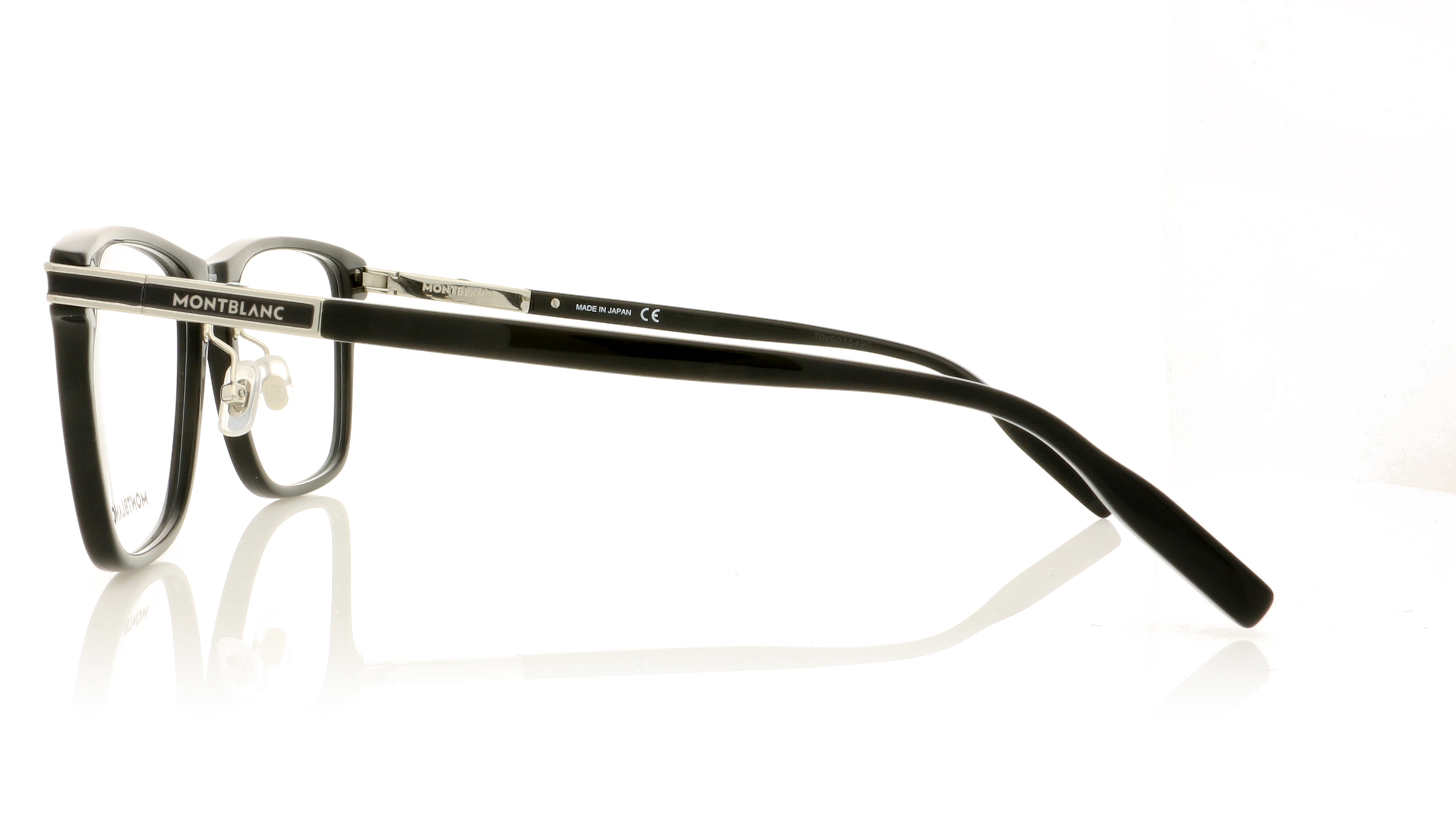 Montblanc MB0042O Black-Silver 5 Glasses