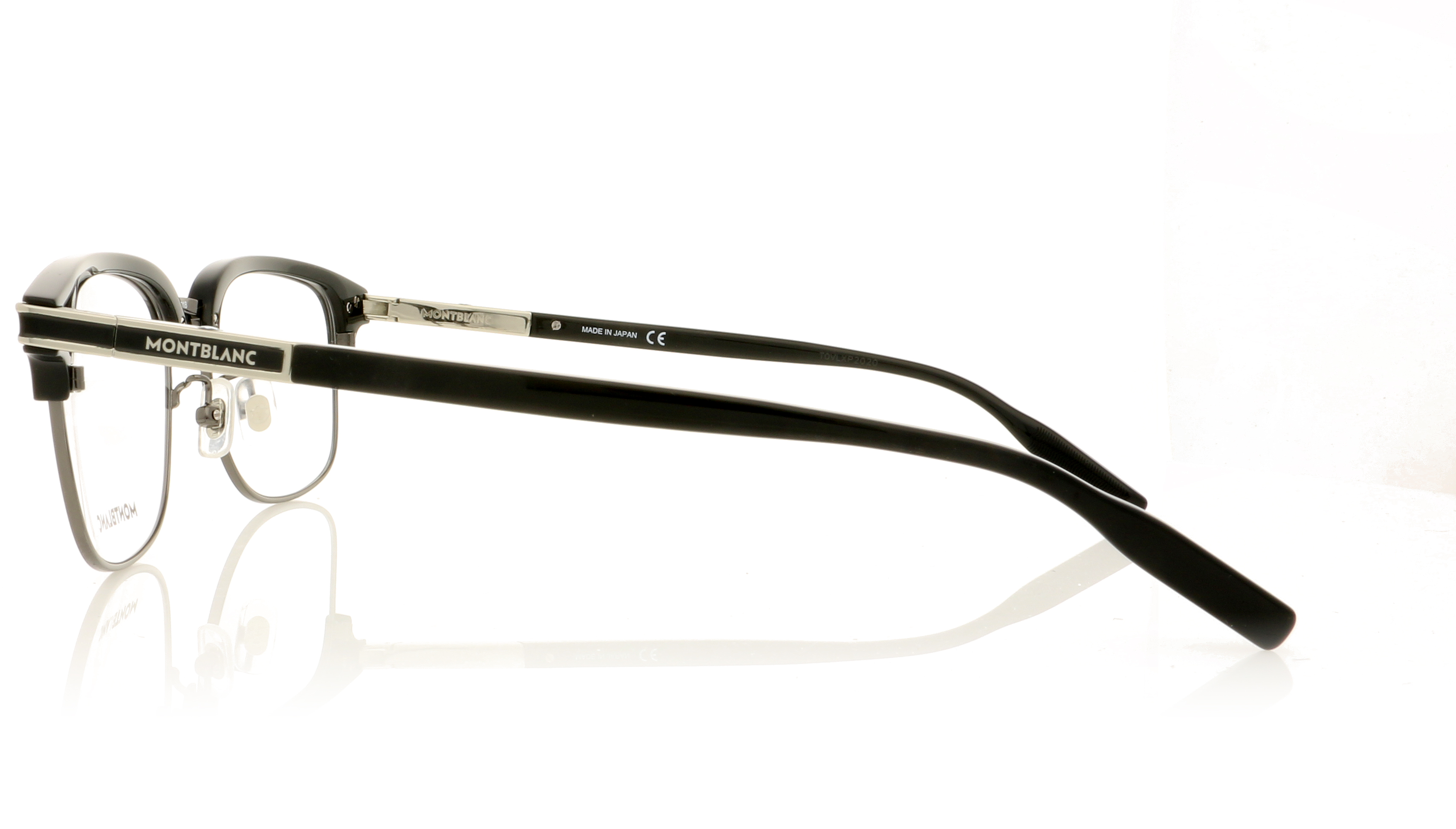 Montblanc MB0043O Black-Silver 5 Glasses