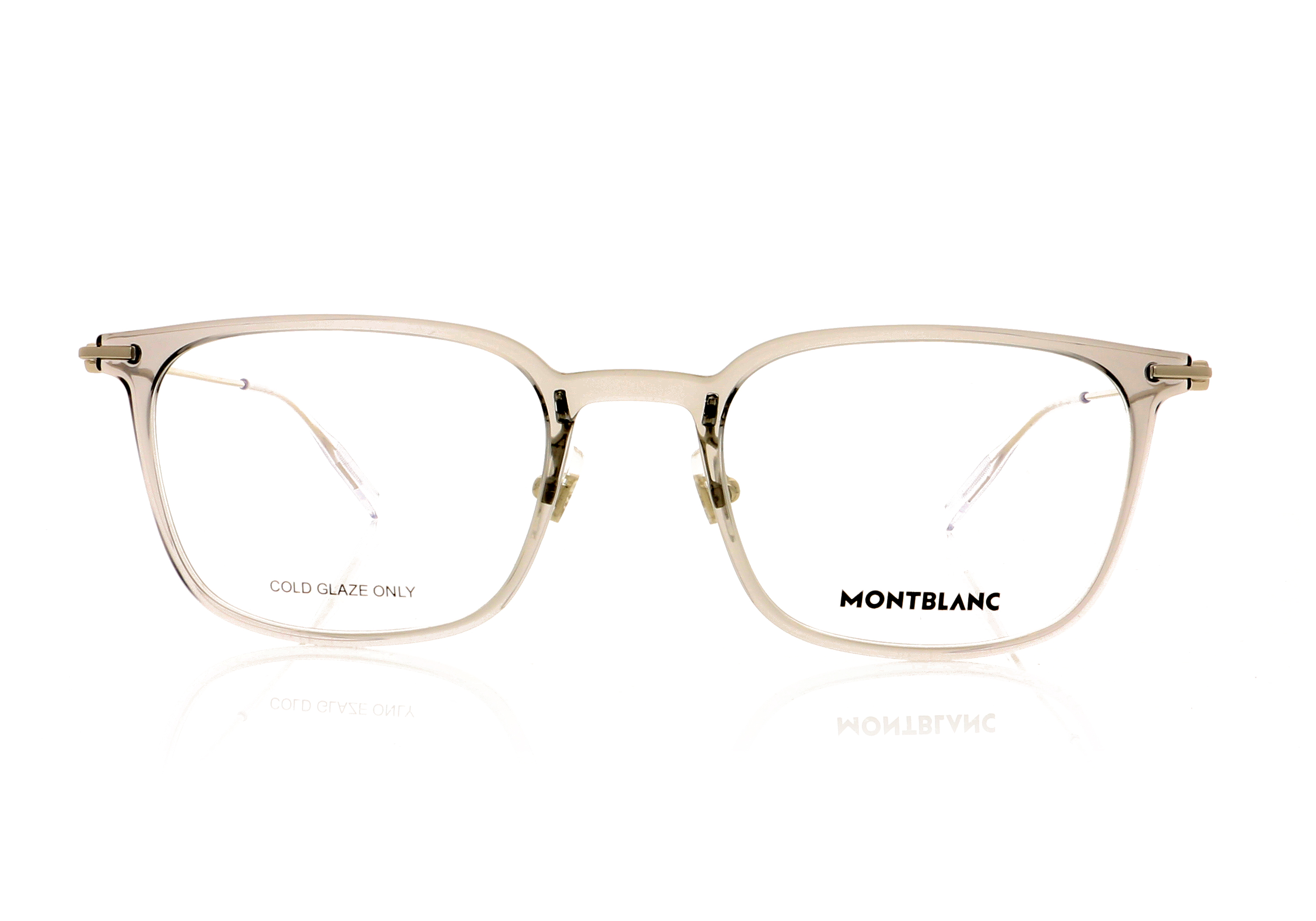Montblanc MB0100O Grey-Silver 2 Glasses