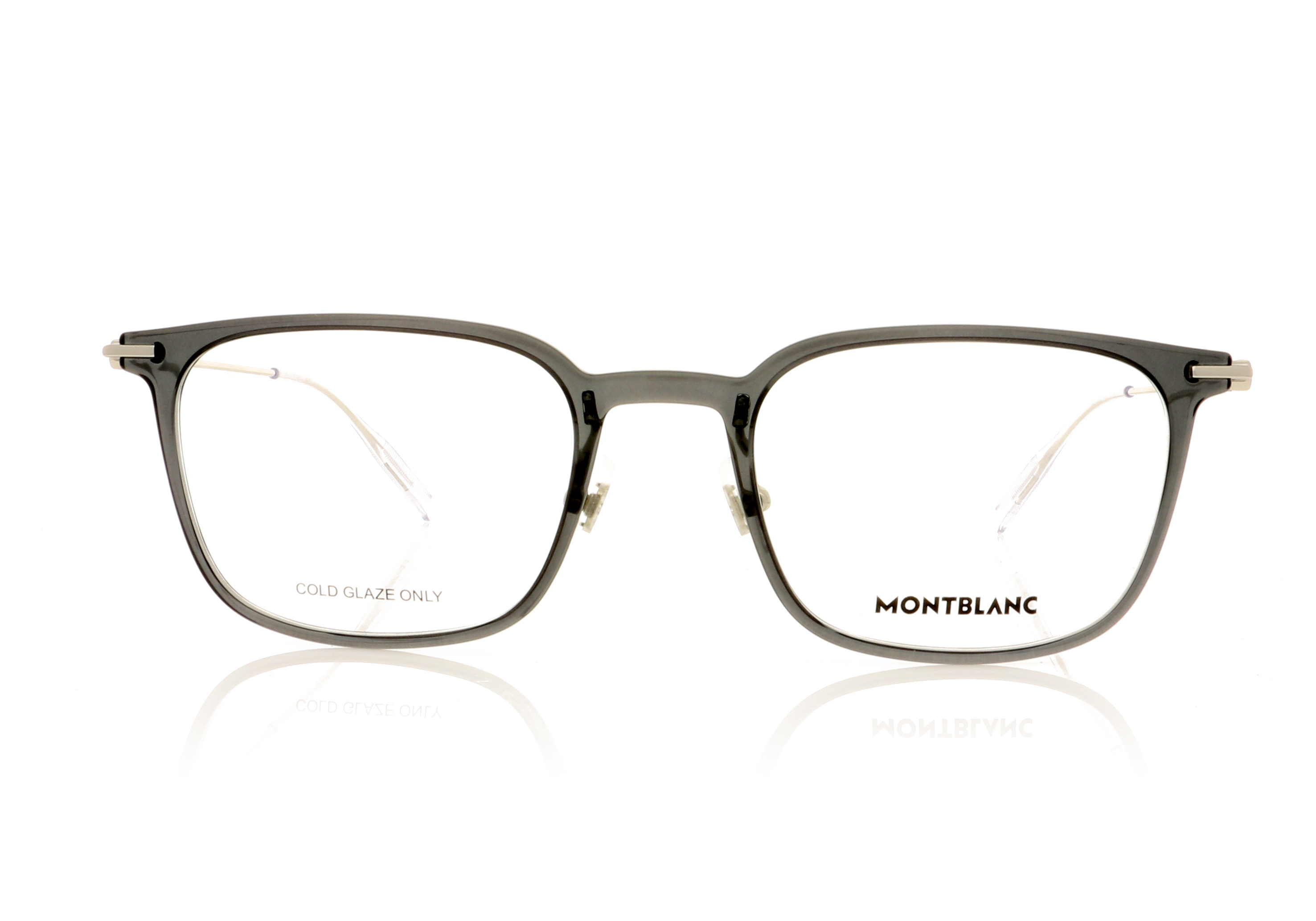 Montblanc MB0100O 1 Grey-Silver Glasses