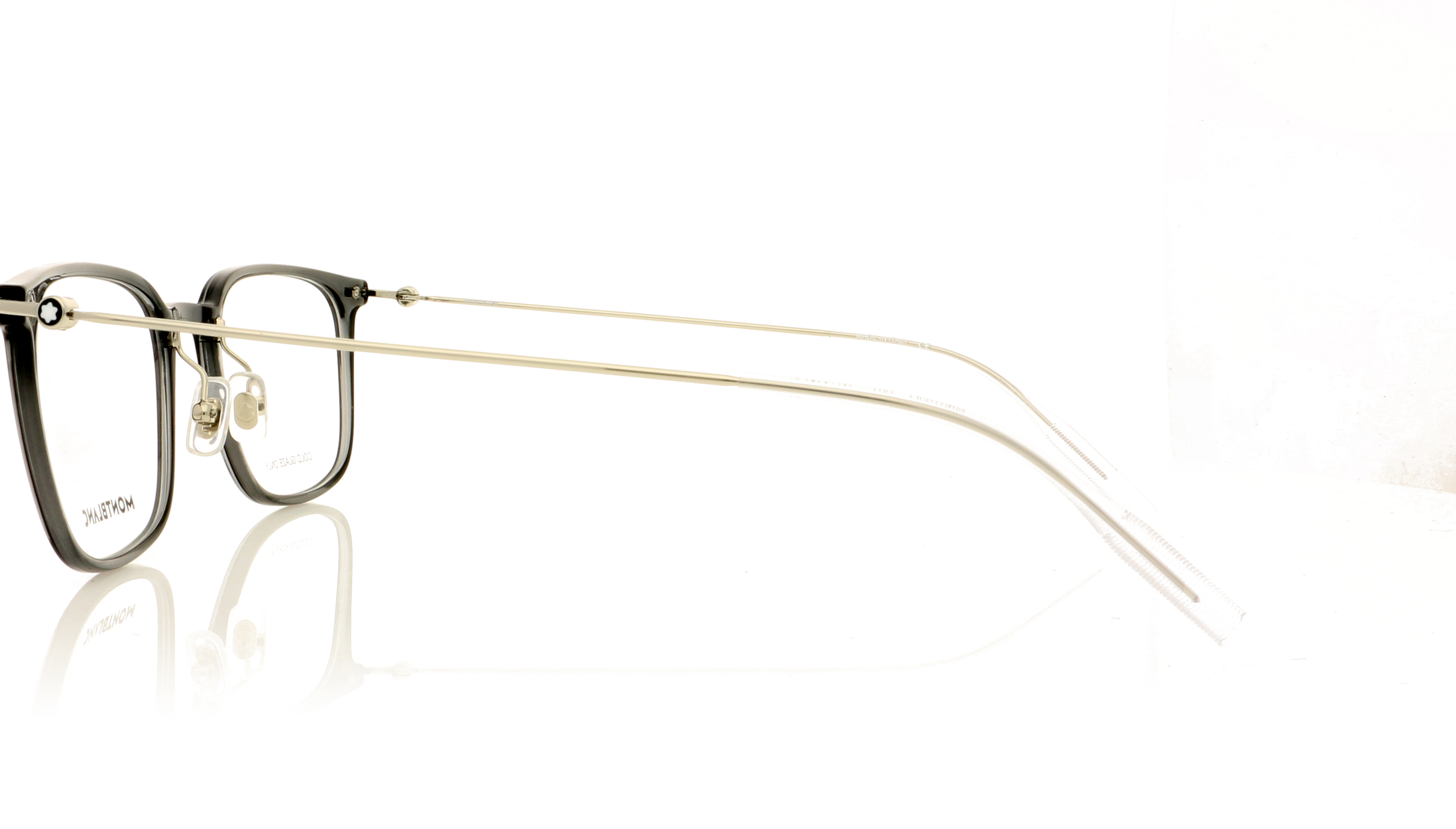 Montblanc MB0100O 1 Grey-Silver Glasses