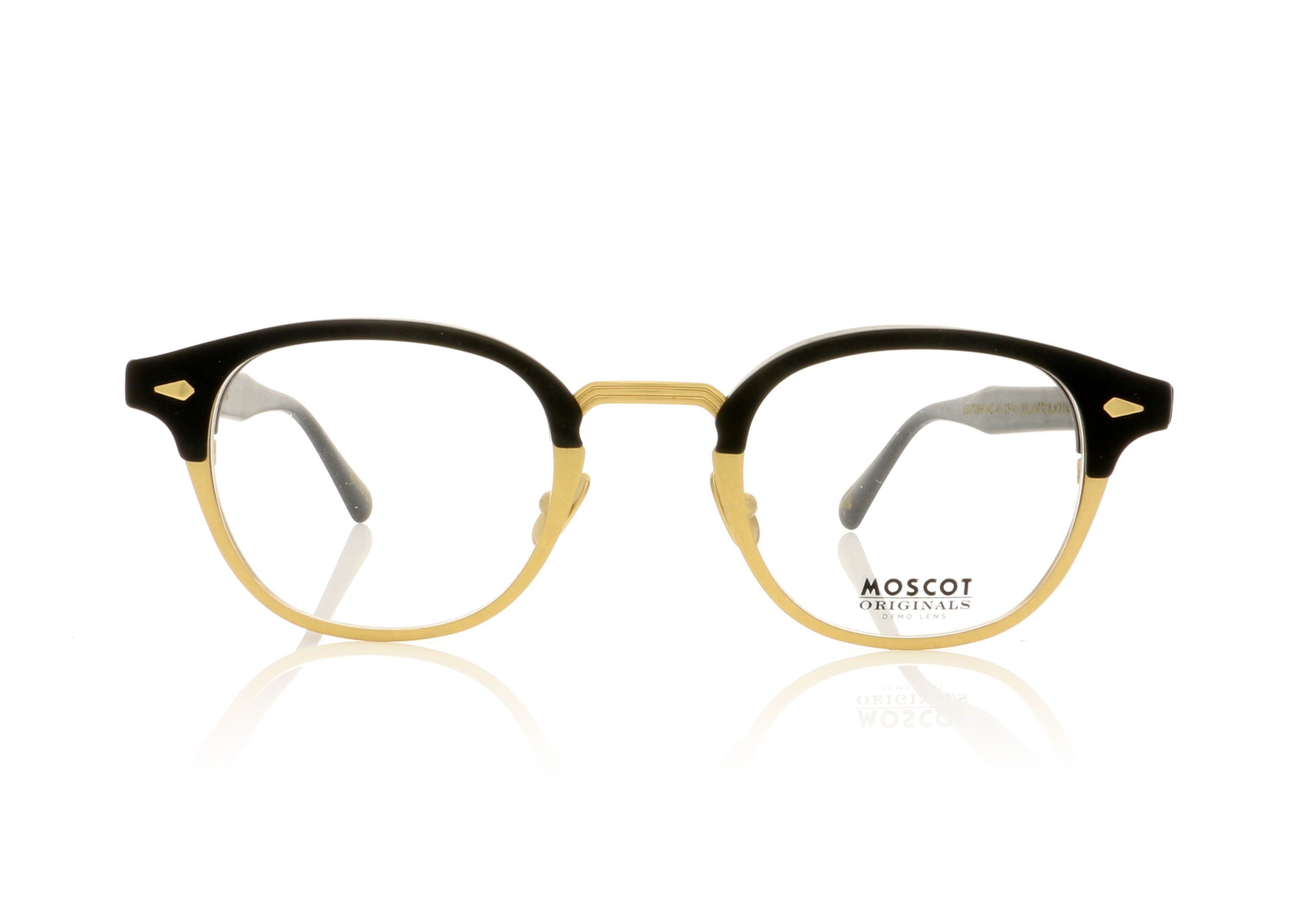 Moscot Lemtosh Mac Matte Black/Matte Gold MB/MG Glasses