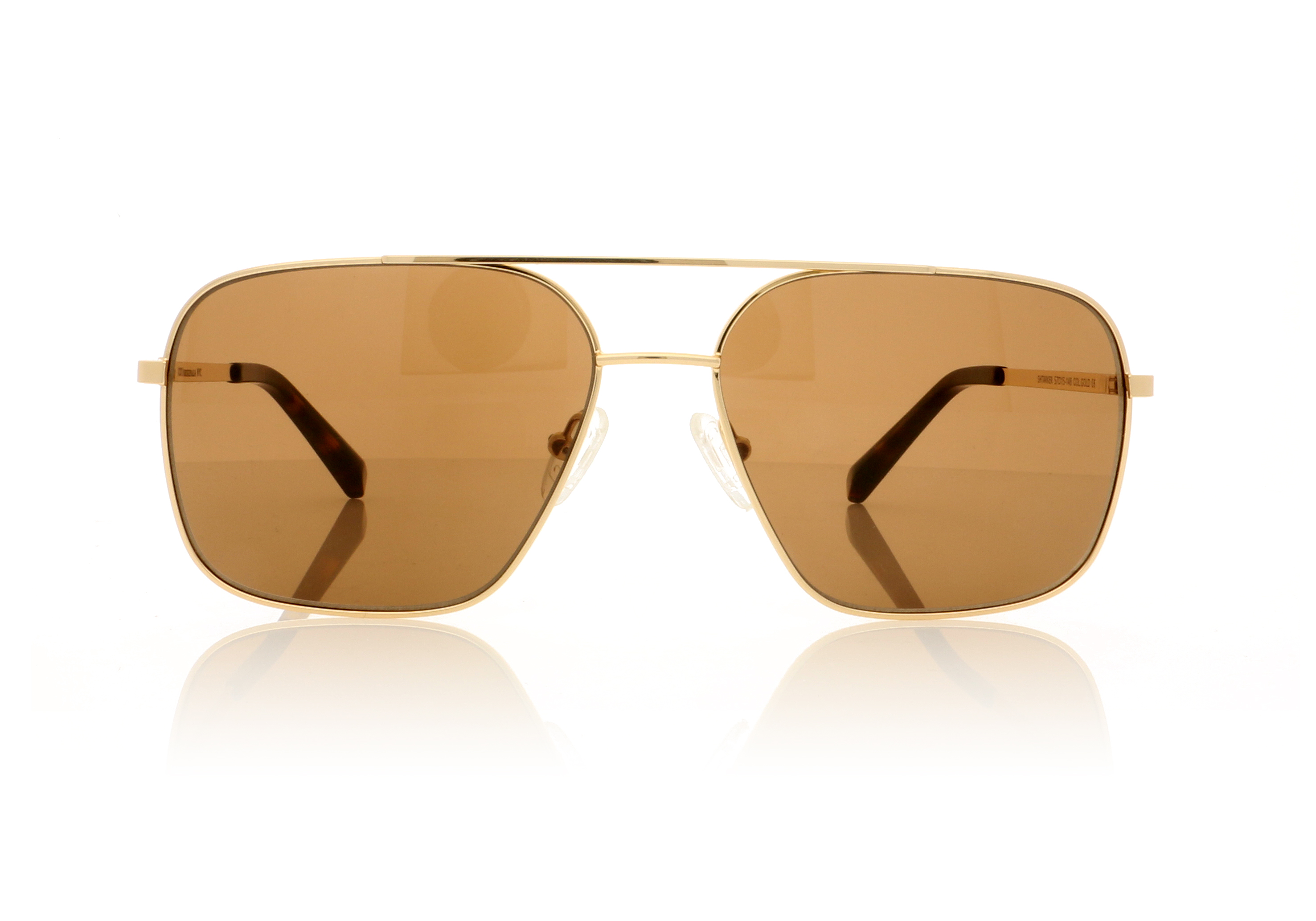 Moscot Shtarker Sun Gold/cosmitan brown lenses 0700-03 Sunglasses