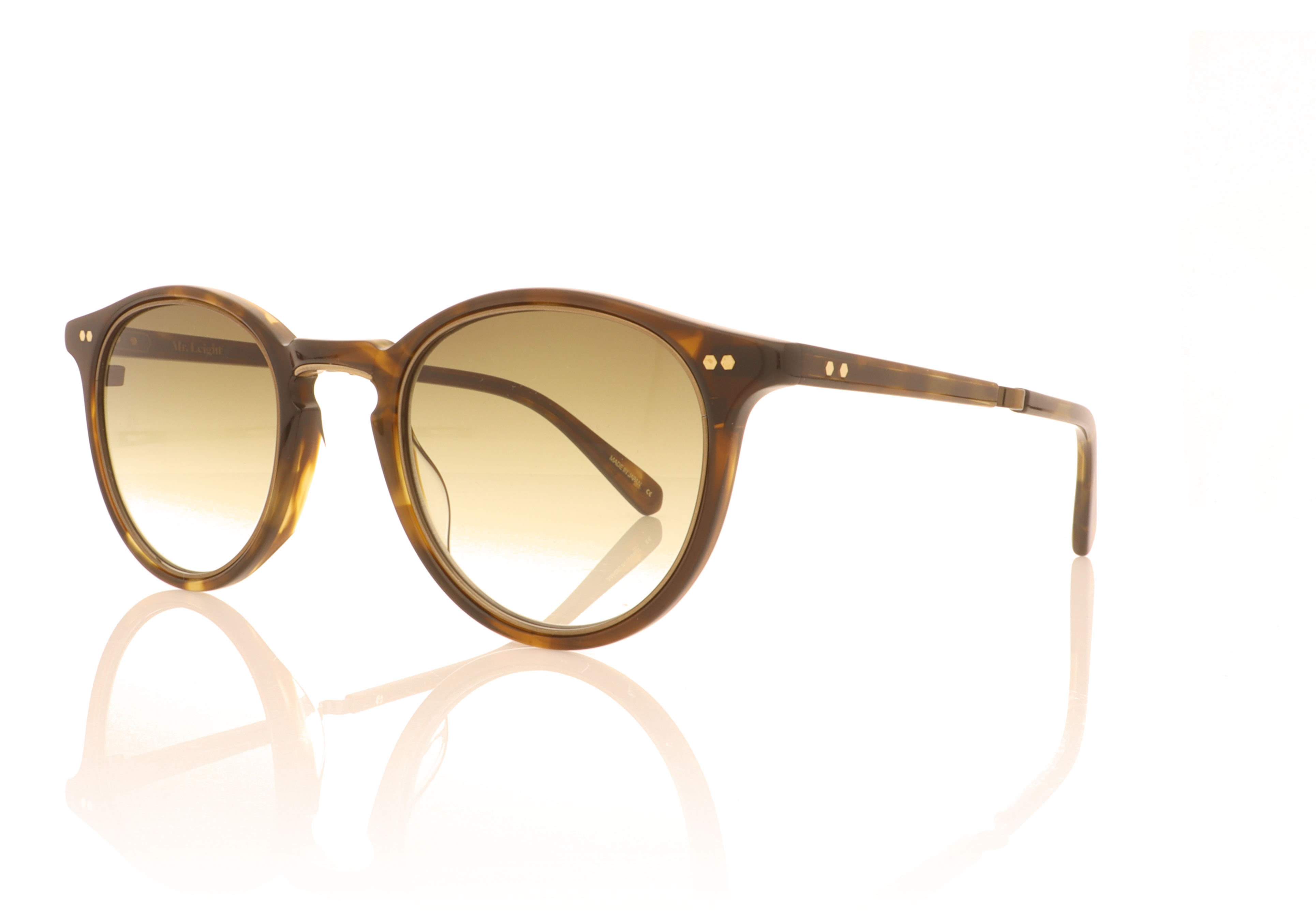Mr. Leight Getty S ML2002 Cacao Tortoise CACT-PW Sunglasses