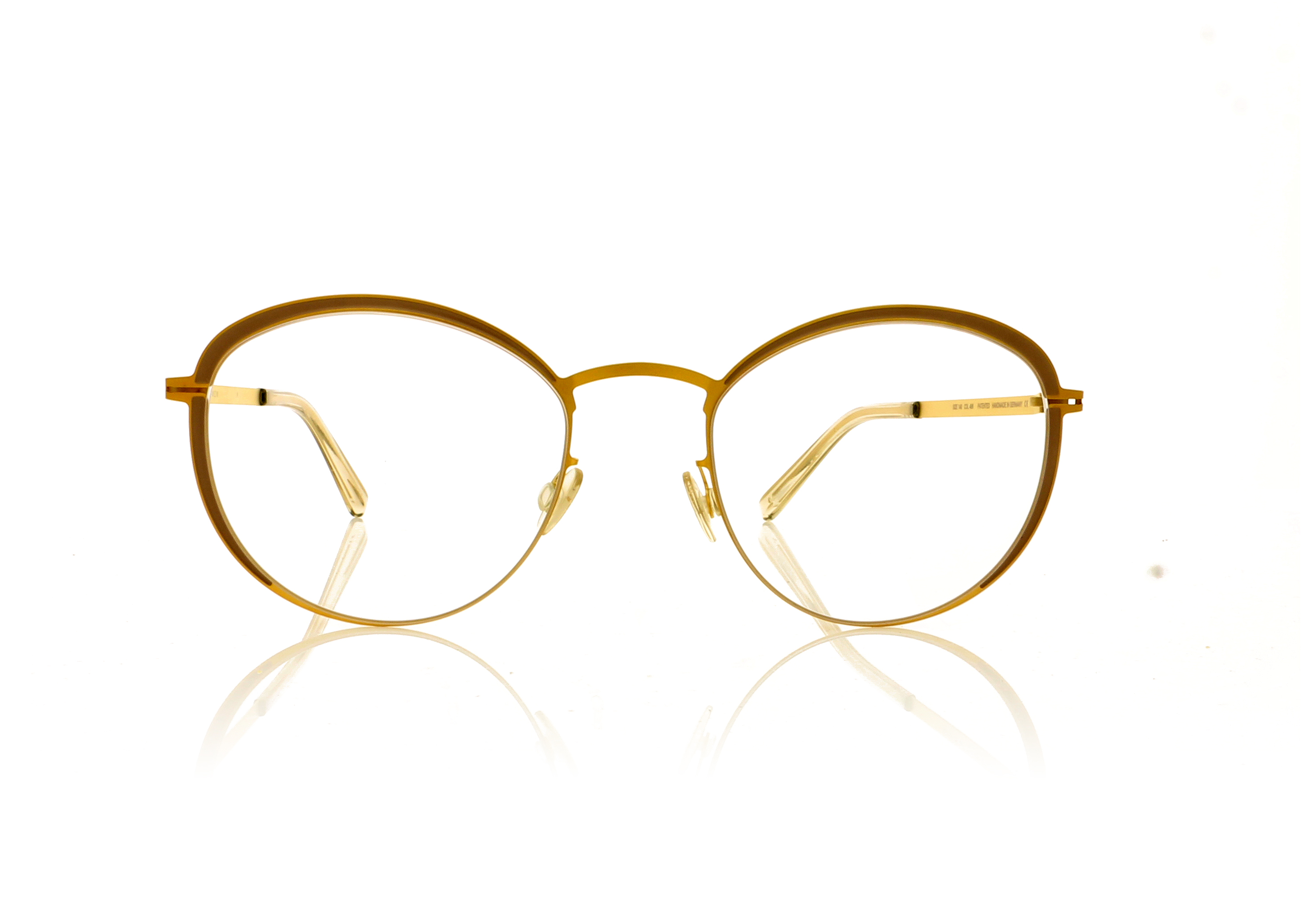 Mykita Lite Beulah Beulah Frosted Gold/Dark Sand 486 Glasses