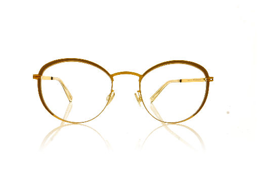 Picture of Mykita Lite Beulah 486 Frosted Gold Glasses
