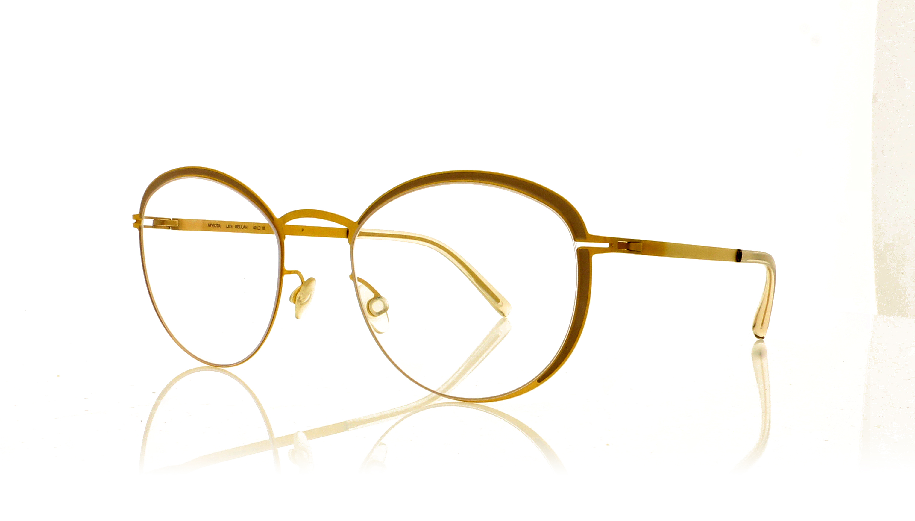 Mykita Lite Beulah Beulah Frosted Gold/Dark Sand 486 Glasses
