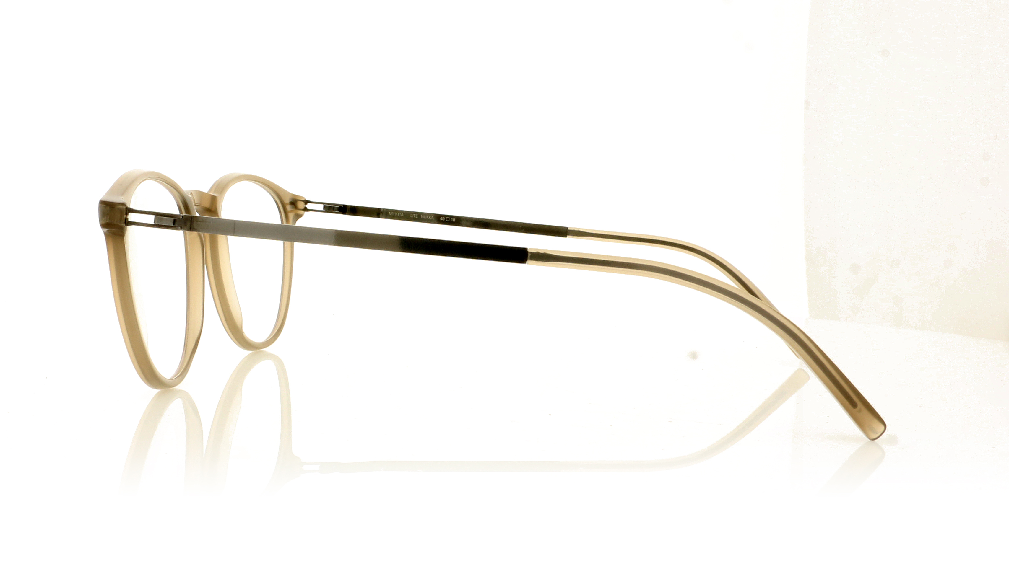 Mykita Lite Nukka Nukka Taupe/Shiny Graphite 918 Glasses