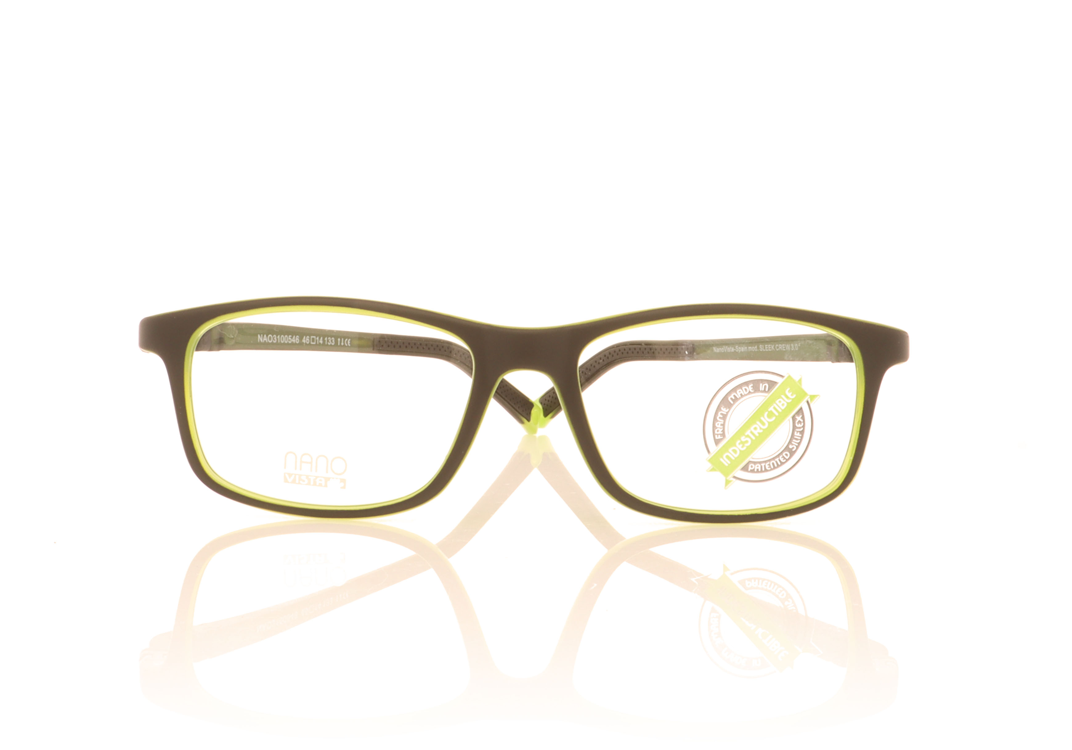 NanoVista Crew Black Green BKGRE Glasses