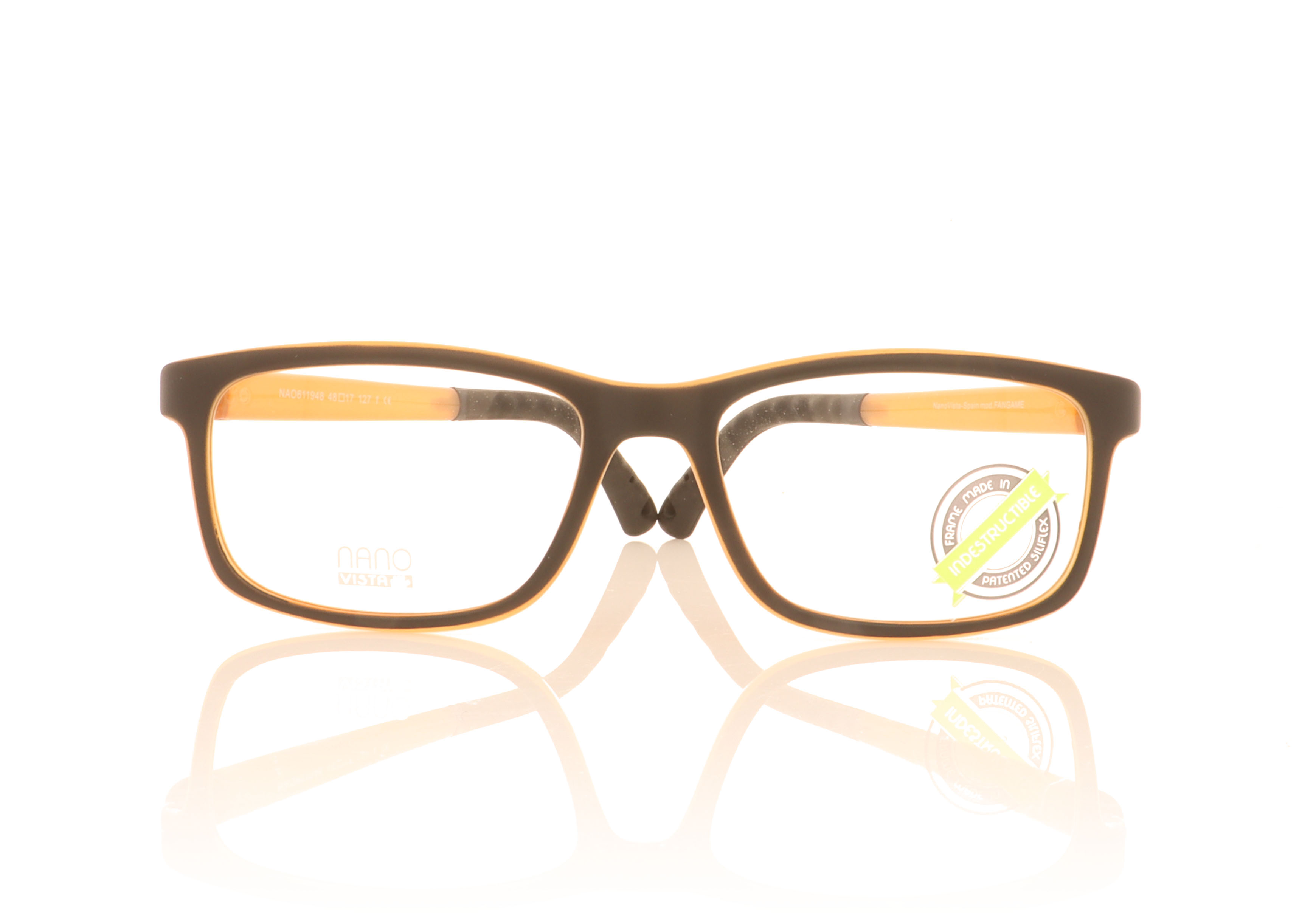 NanoVista Fangame Black Orange NA611948 Glasses