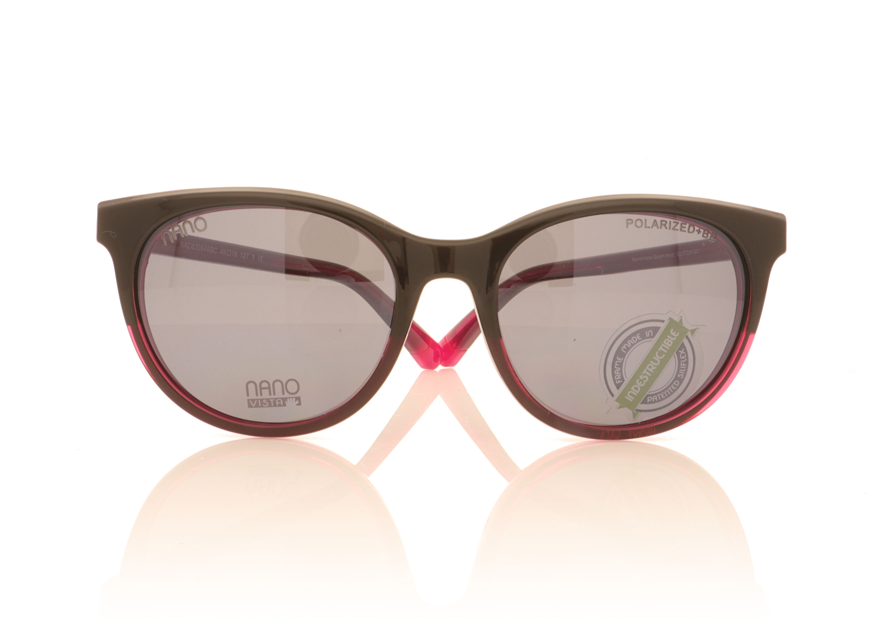 NanoVista Glitch Black with Clip NAO30646SC Glasses