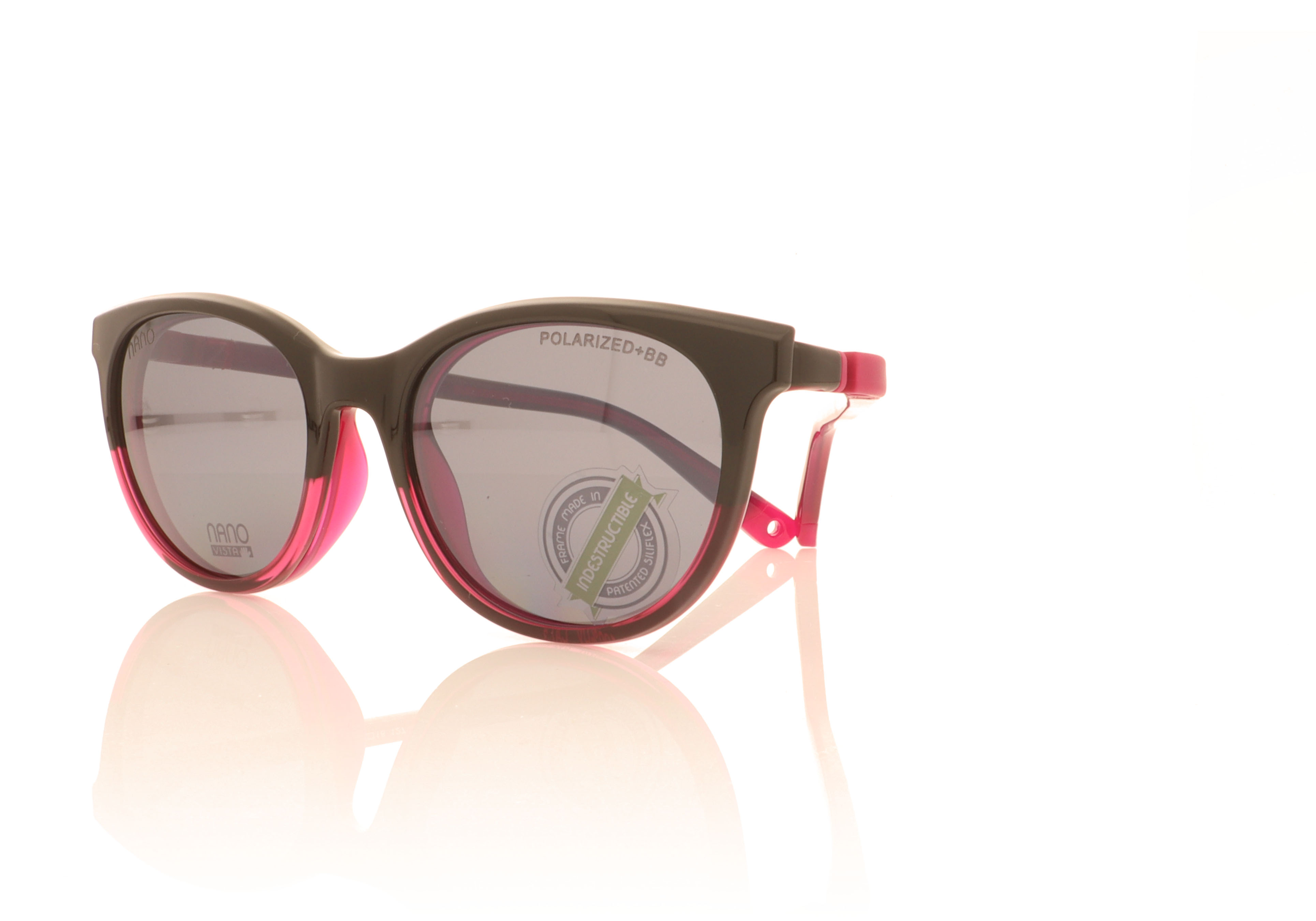 NanoVista Glitch Black with Clip NAO30646SC Glasses