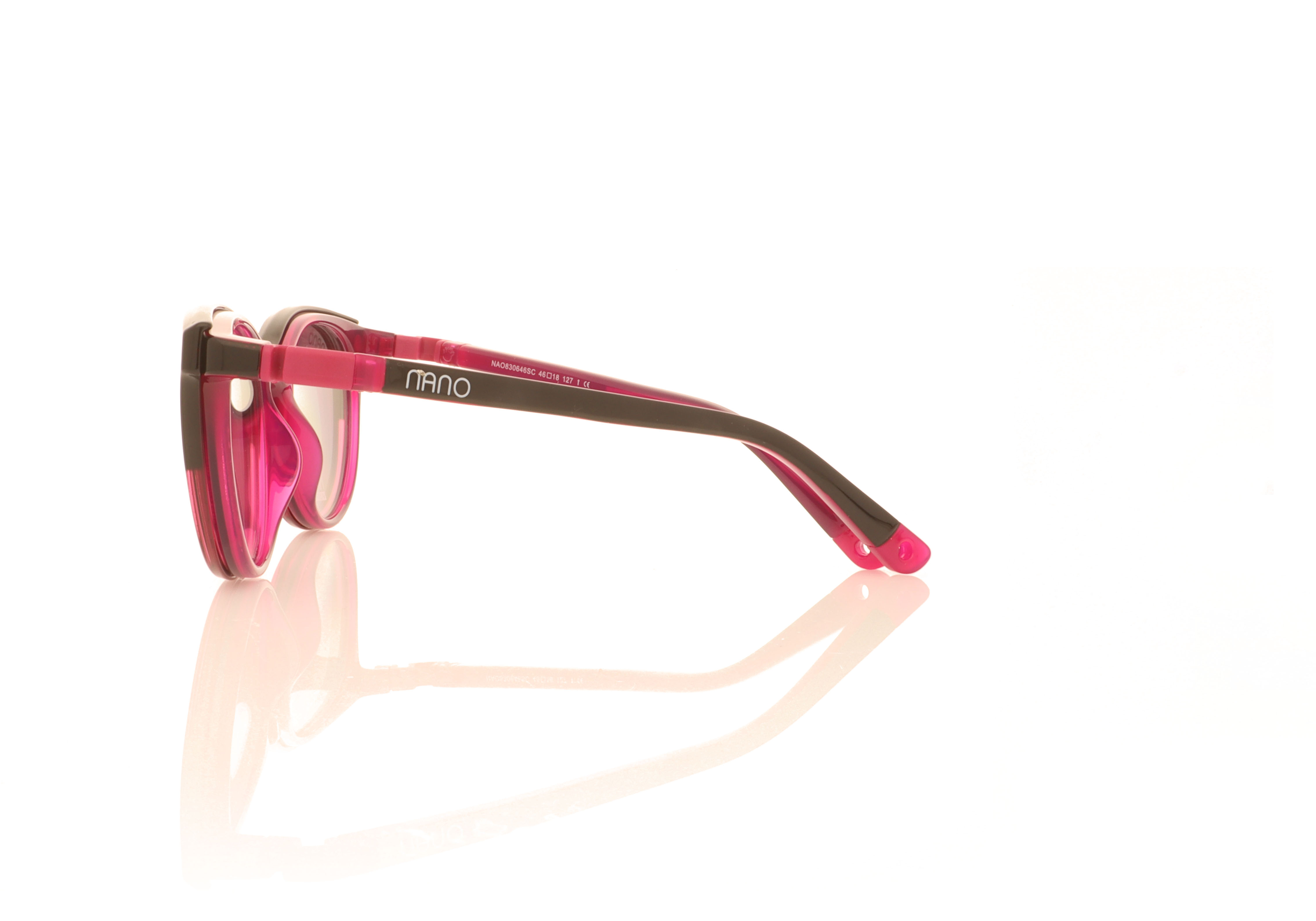 NanoVista Glitch Black with Clip NAO30646SC Glasses