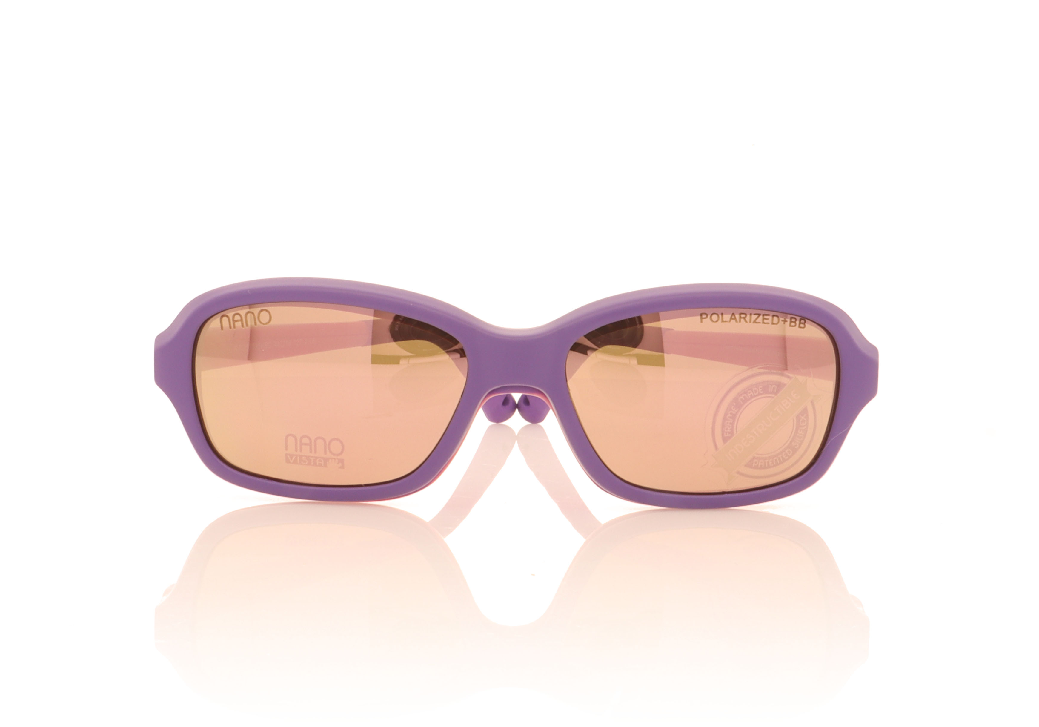 NanoVista Quest Purple Pink With Clip NAO50135HSC Glasses