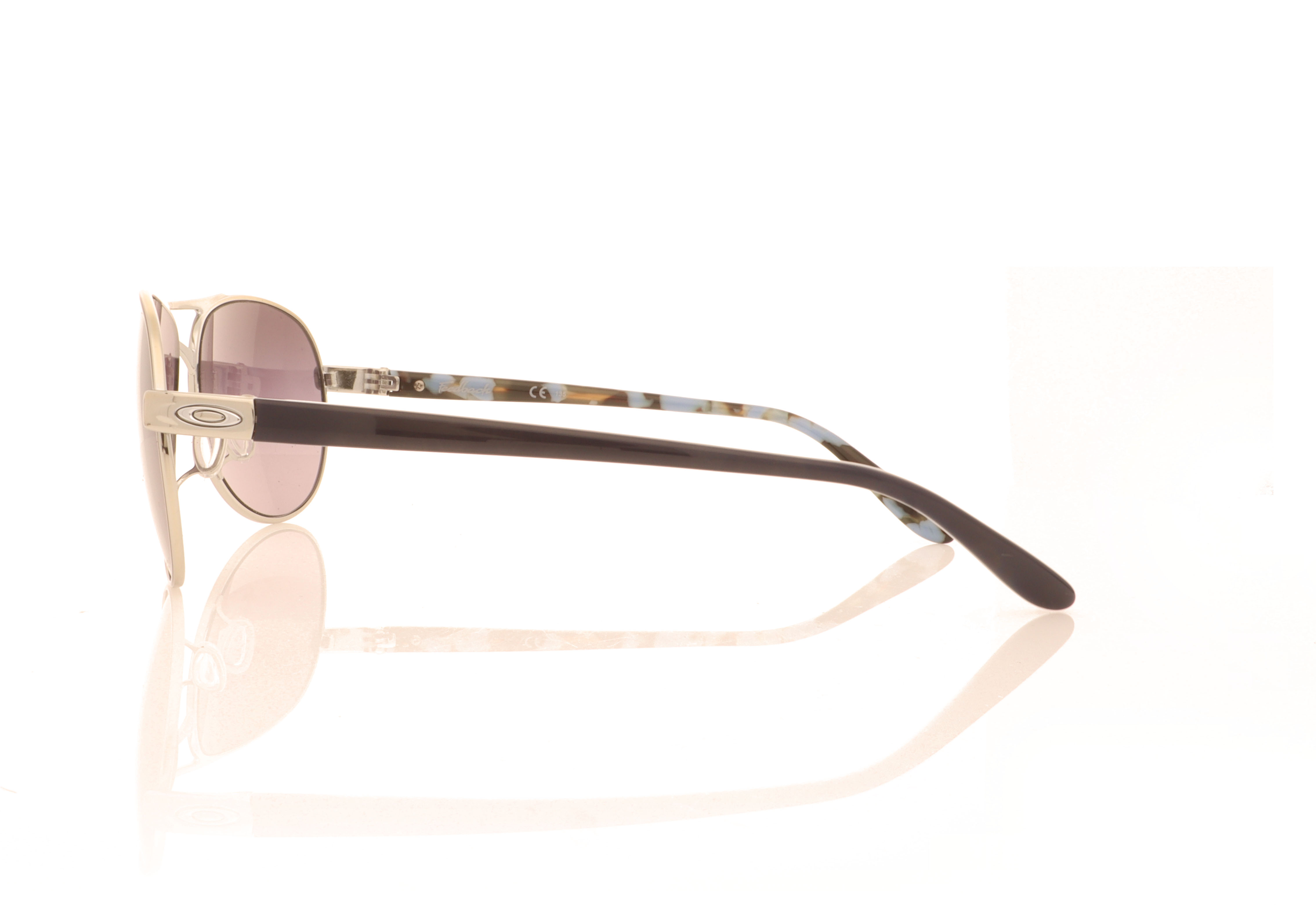 Oakley FEEDBACK OO4079 Polished Chrome 407940 Sunglasses