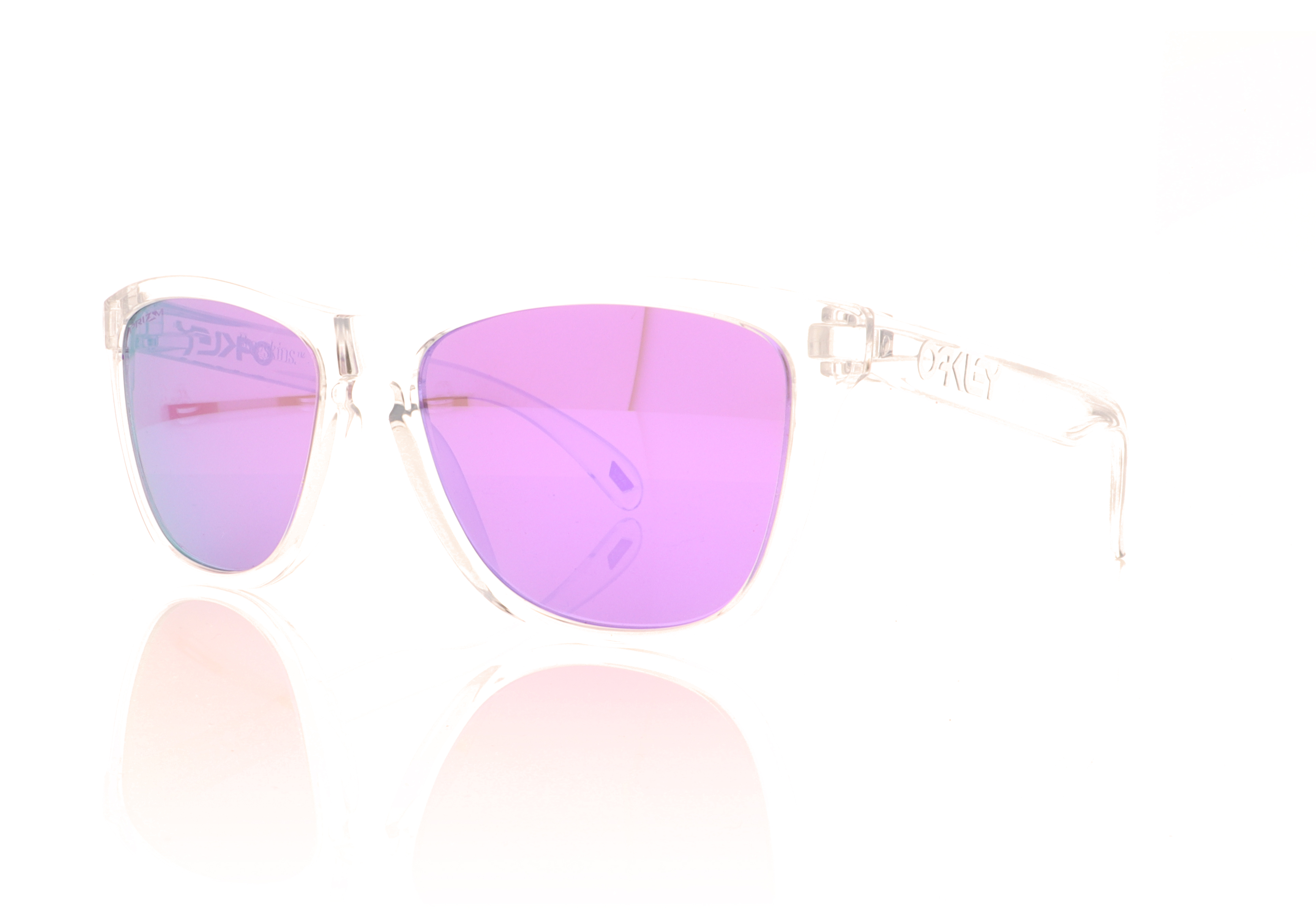 Oakley FROGSKINS OO9013 Polished Clear 9013H7 Sunglasses