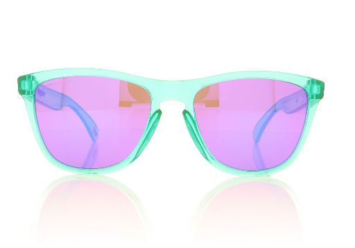 Picture of Oakley Frogskins 9013J8 Translucent Celeste Sunglasses