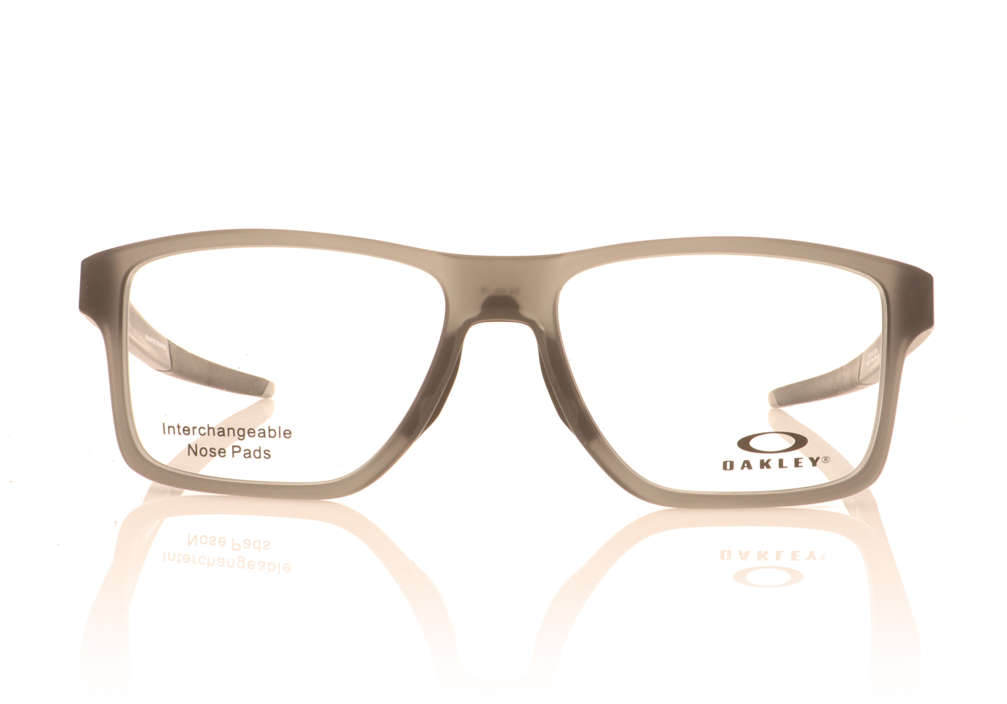 Oakley CHAMFER SQUARED OX8143 Satin Grey Smoke 814302 Glasses