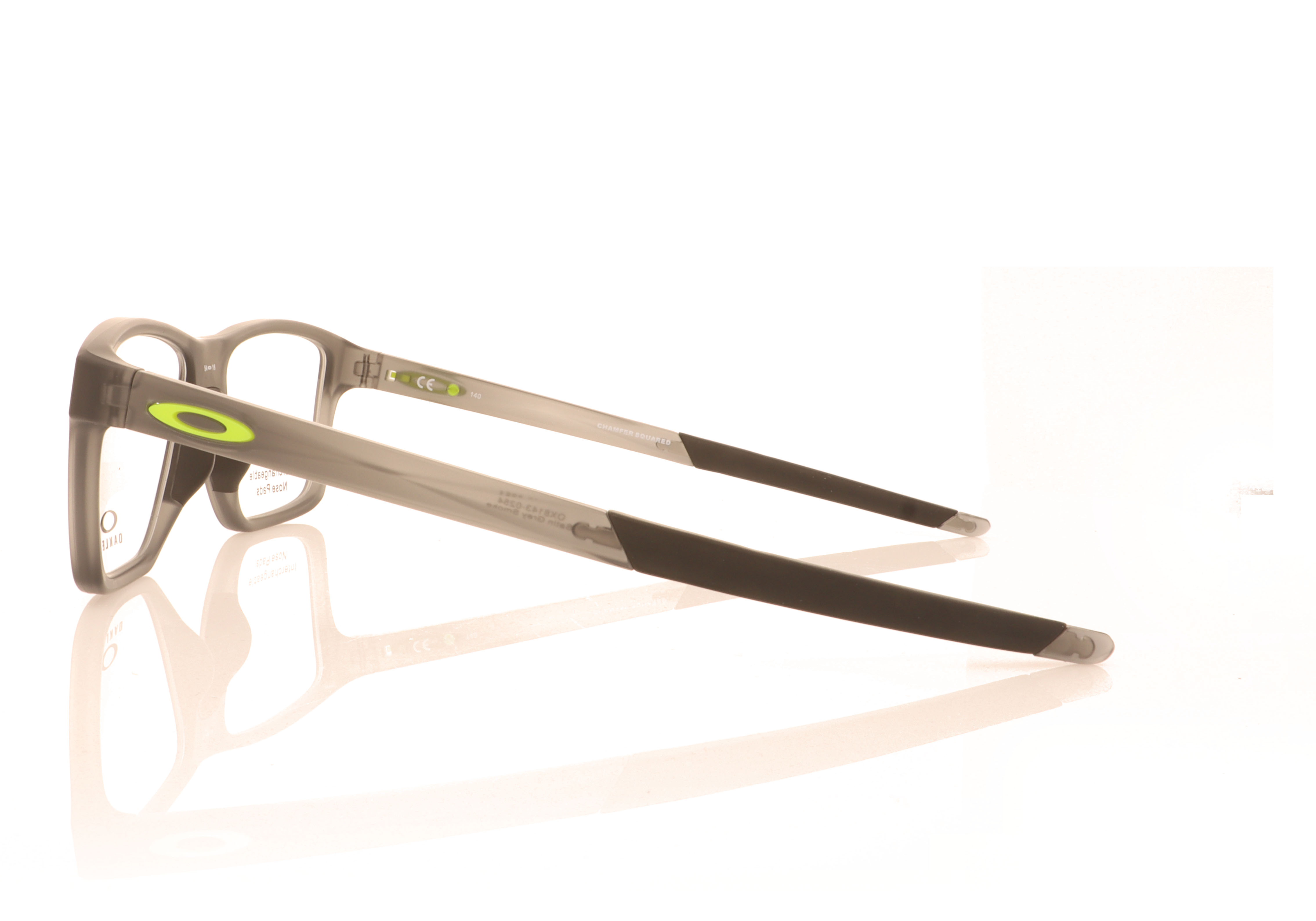 Oakley CHAMFER SQUARED OX8143 Satin Grey Smoke 814302 Glasses