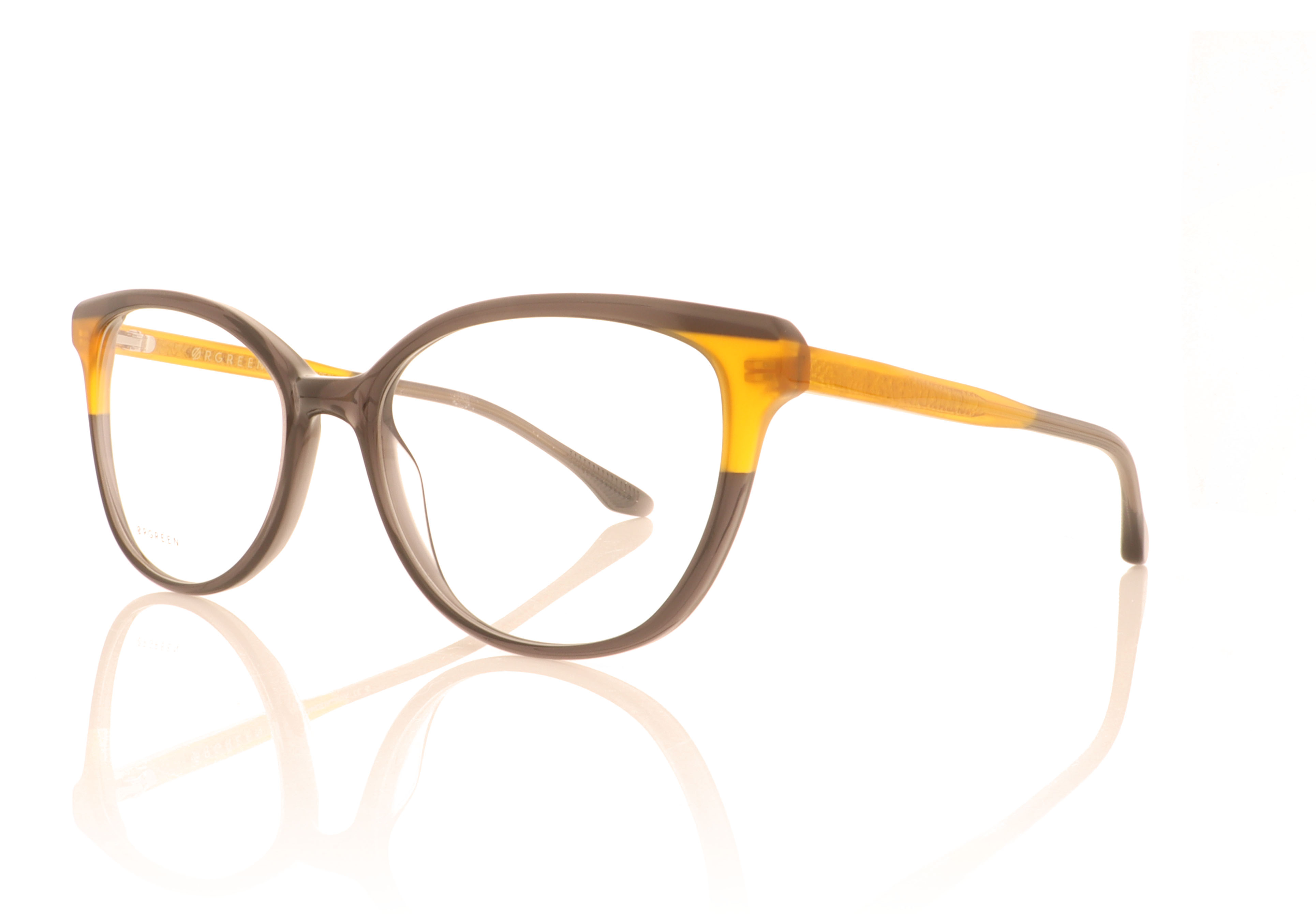 Ørgreen Gertrude Almost Black Burned Yellow A281 Glasses
